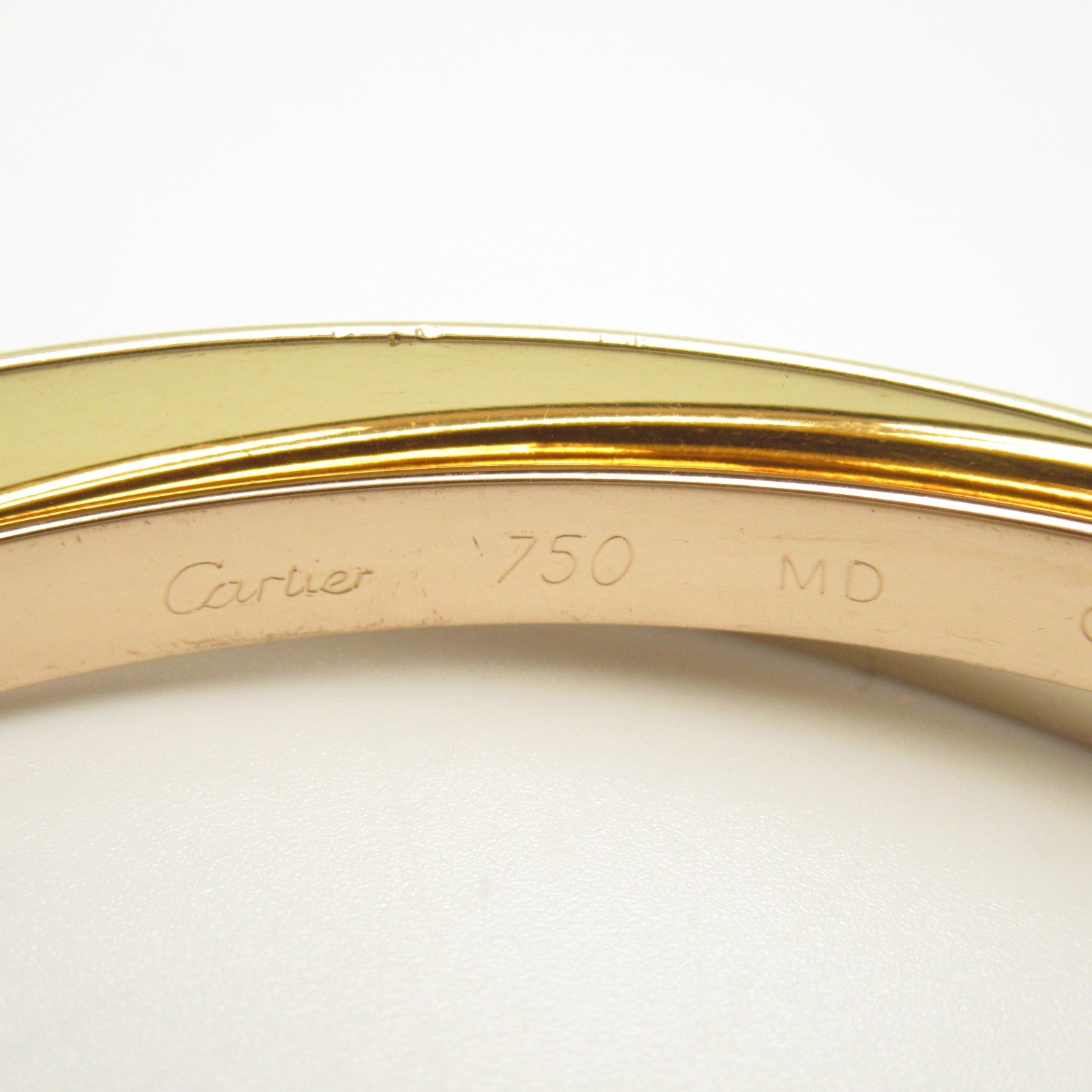 CARTIER 【激減優惠】18K黃金/白金/玫瑰金Trinity Bracelet手鐲