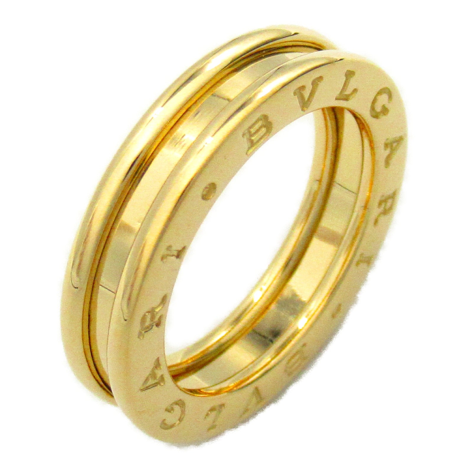 BVLGARI 18K黃金B-zero1 1 Band Ring戒指Bvlgari#52/US#6