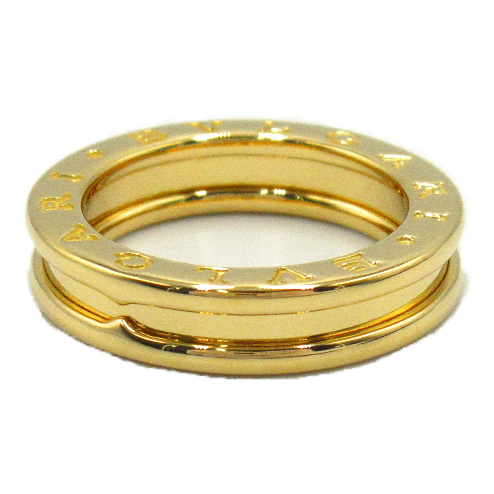 BVLGARI 18K黃金B-zero1 1 Band Ring戒指Bvlgari#52/US#6