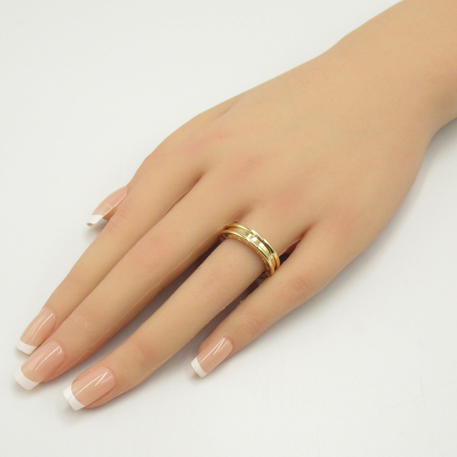 BVLGARI 18K黃金B-zero1 1 Band Ring戒指Bvlgari#52/US#6