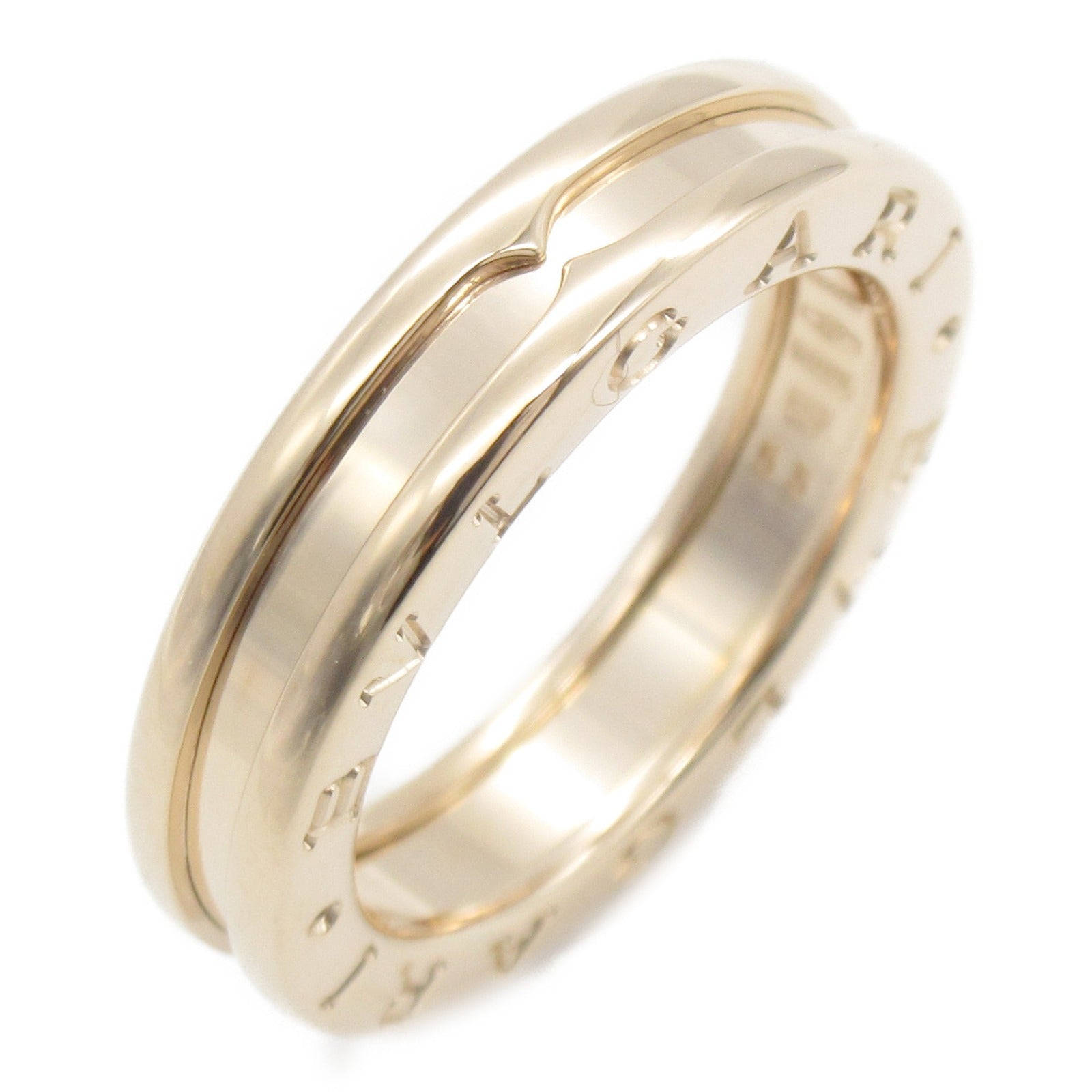BVLGARI 18K玫瑰金B-zero1 1 Band Ring戒指Bvlgari#53/US#6.25