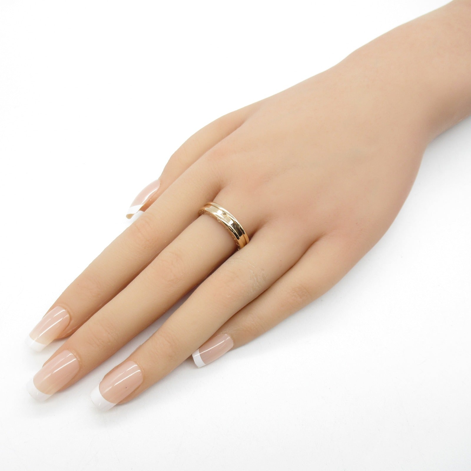 BVLGARI 18K玫瑰金B-zero1 1 Band Ring戒指Bvlgari#53/US#6.25