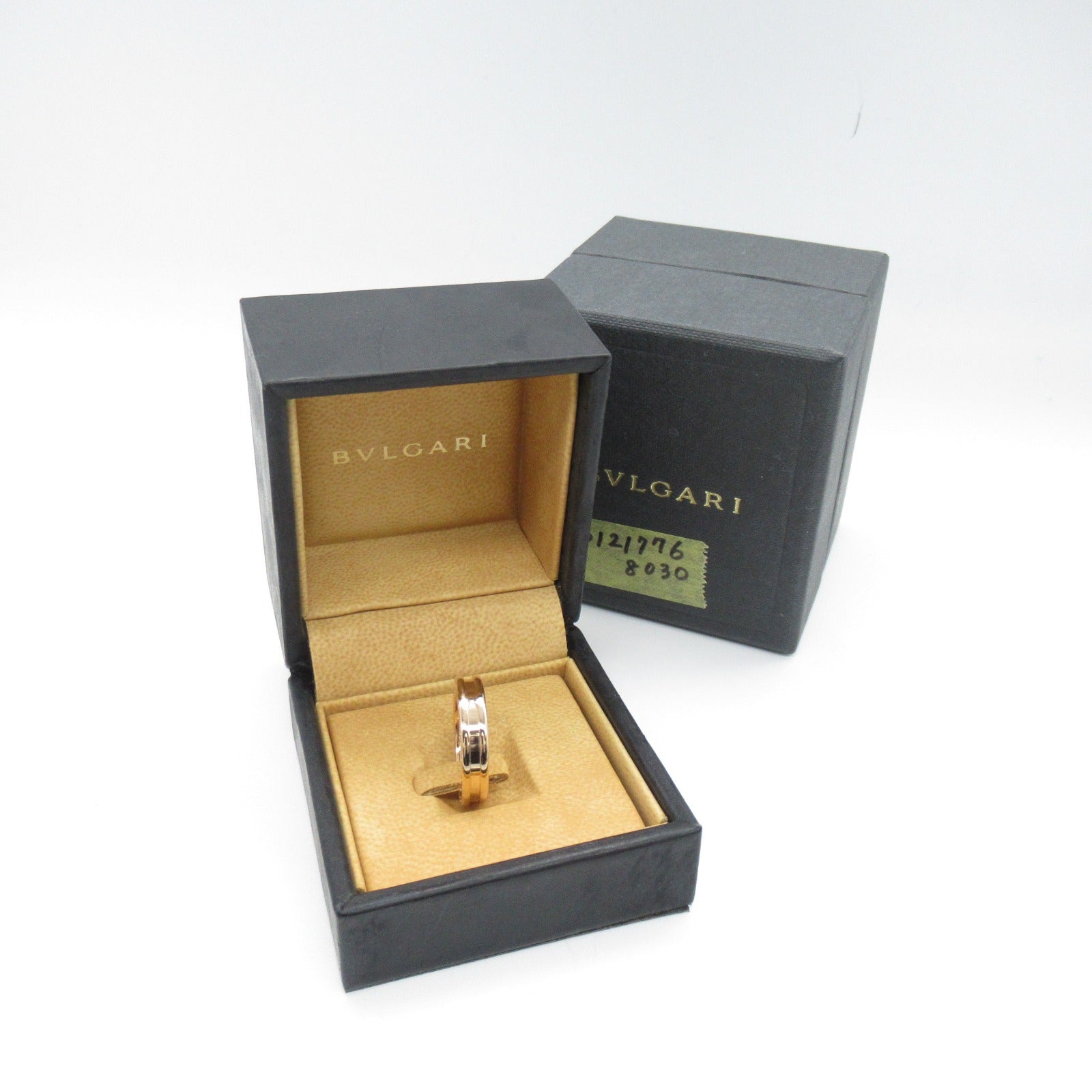 BVLGARI 18K玫瑰金B-zero1 1 Band Ring戒指Bvlgari#53/US#6.25