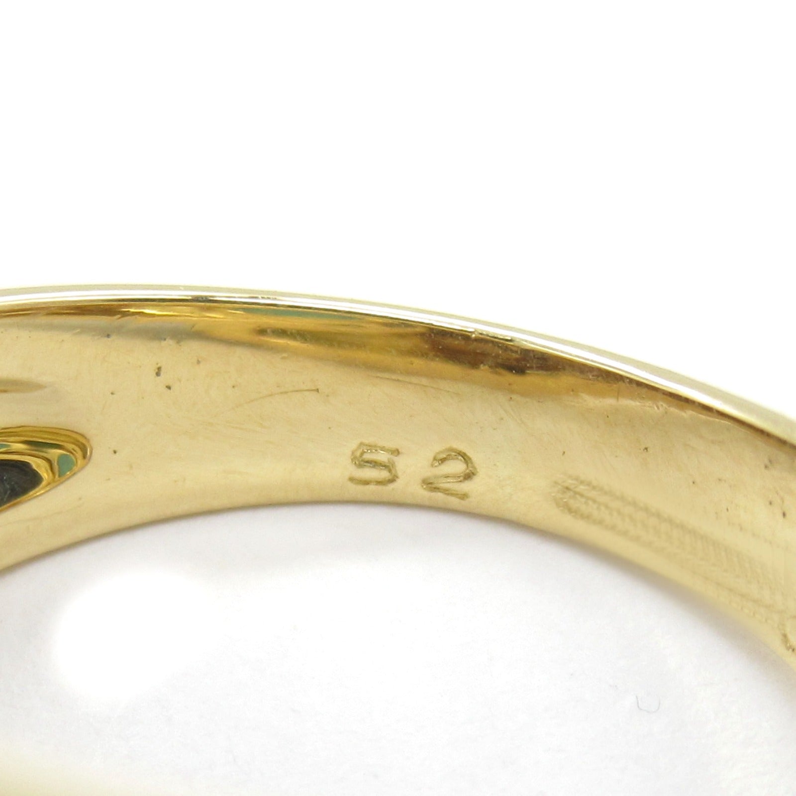 CARTIER 【激減優惠】18K黃金Panthere Vedra Turquoise Ring綠松石戒指US#6/Cartier#52