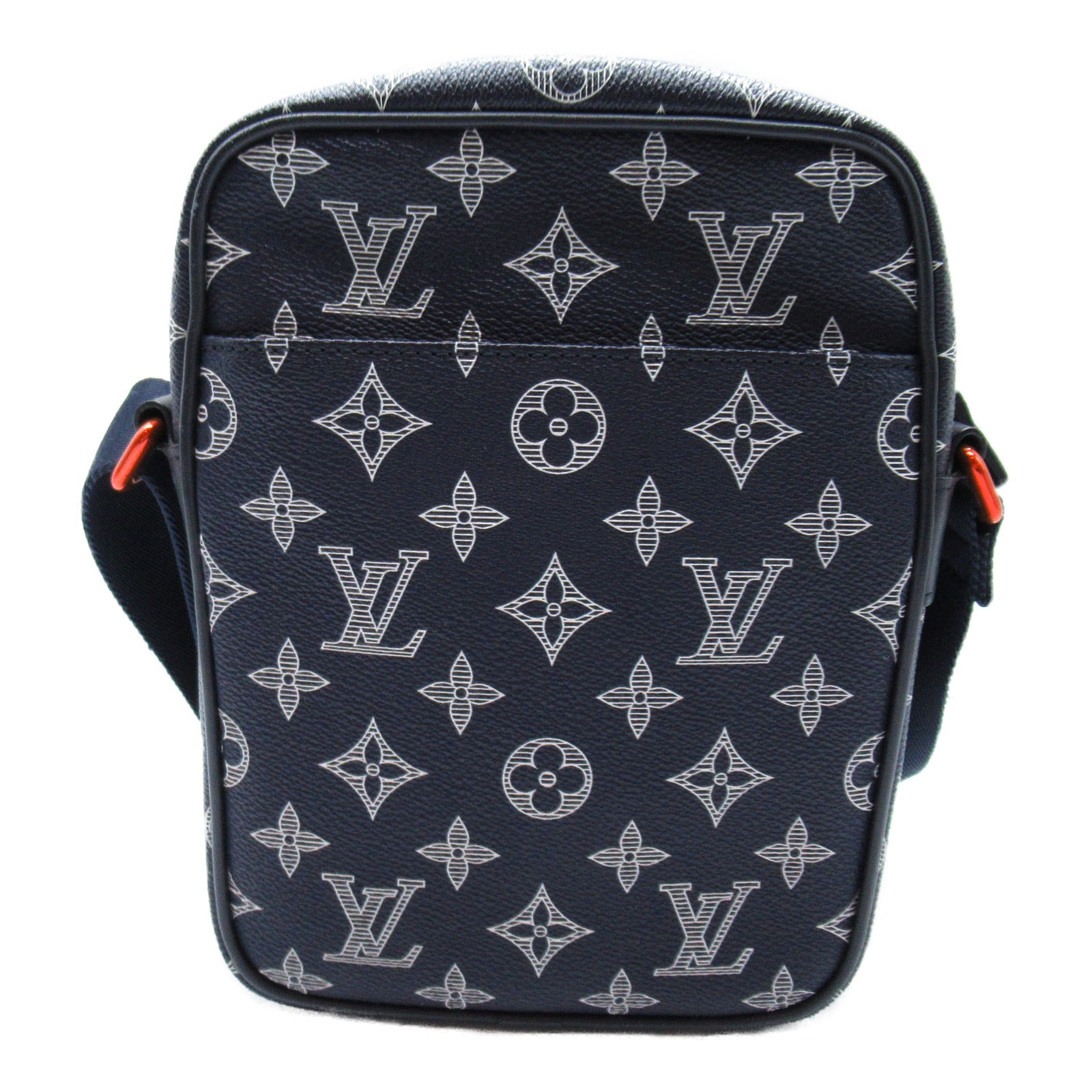 LOUIS VUITTON Monogram Upside Down Danube PM肩背袋藍色