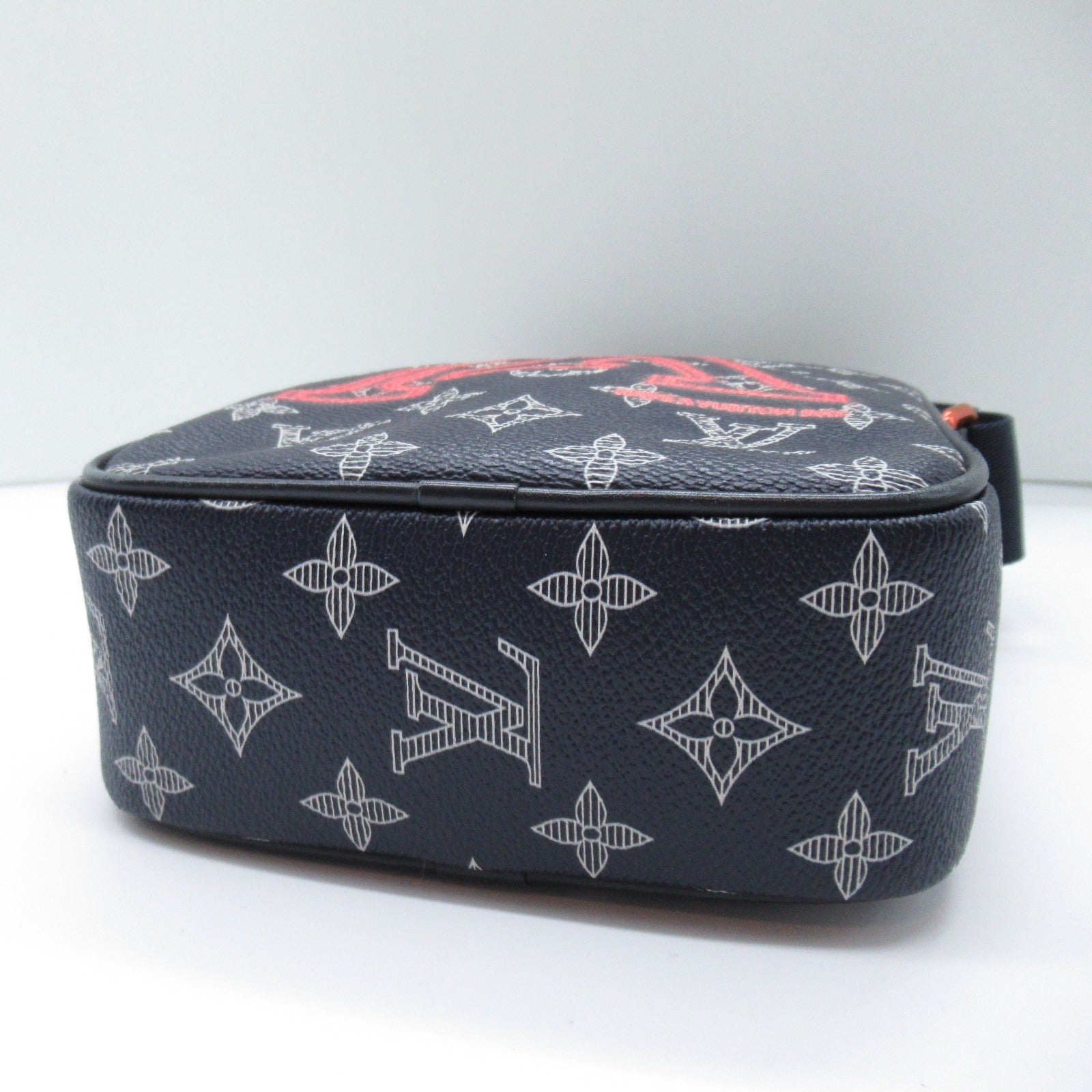 LOUIS VUITTON Monogram Upside Down Danube PM肩背袋藍色