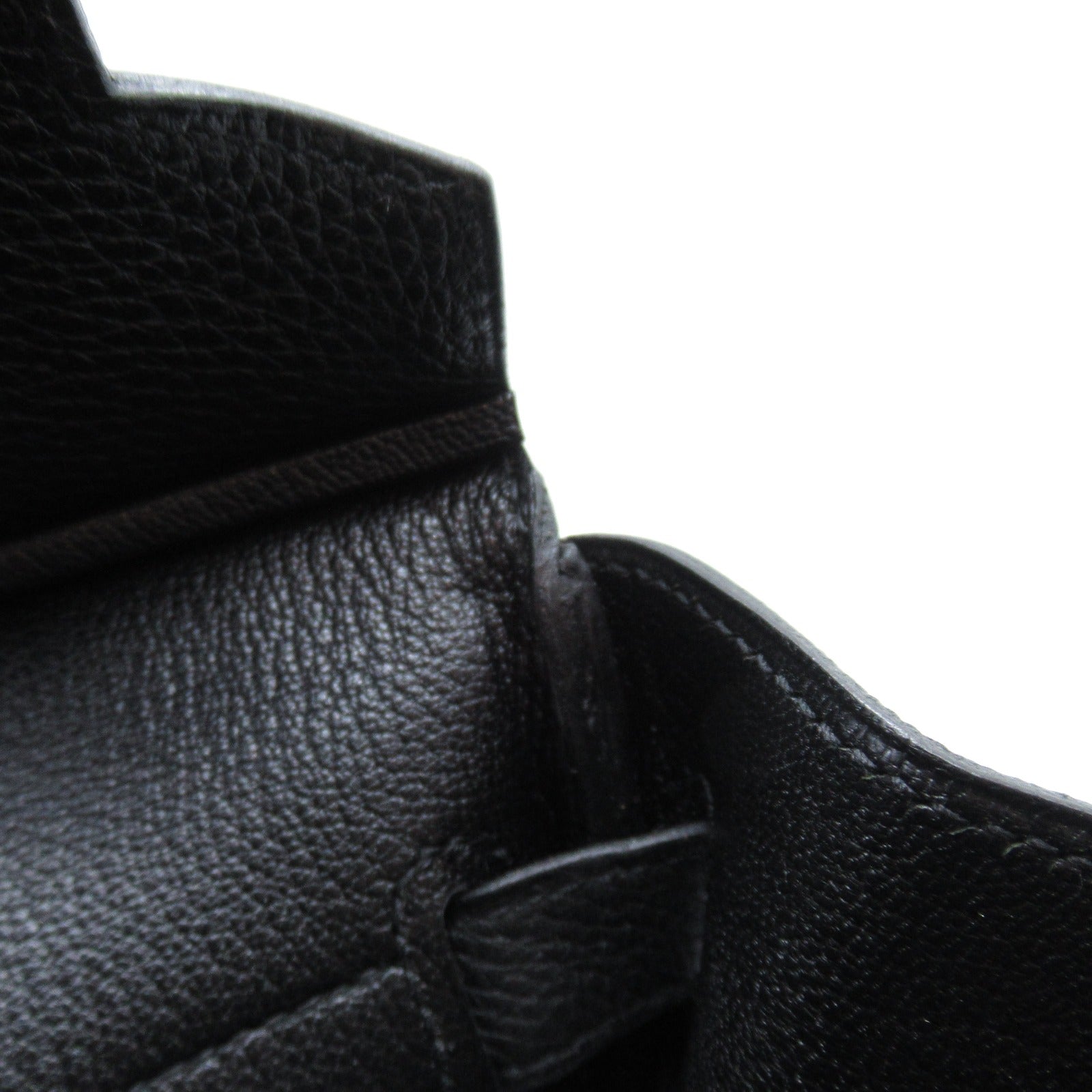 HERMES Togo皮革Birkin 30銀扣手挽袋Noir/黑色