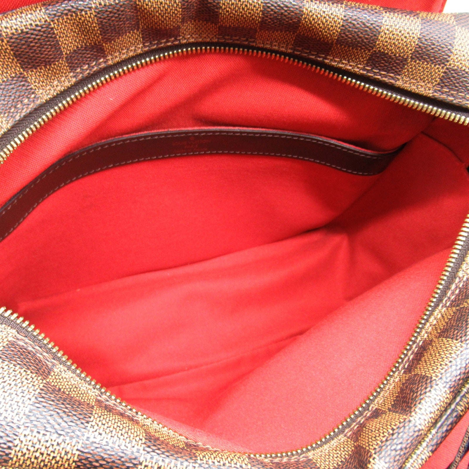 LOUIS VUITTON Damier Naviglio金扣肩背袋啡色