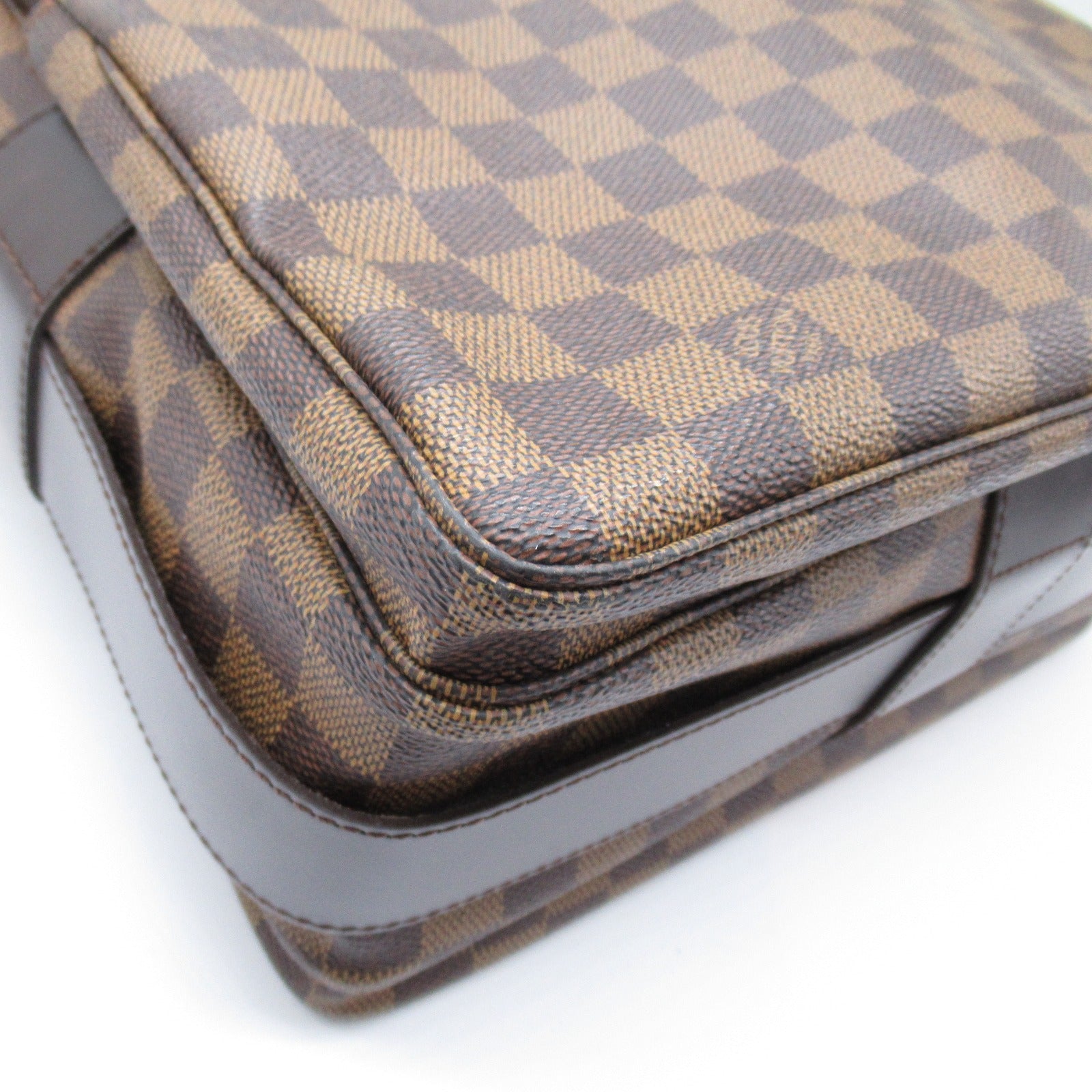 LOUIS VUITTON Damier Naviglio金扣肩背袋啡色