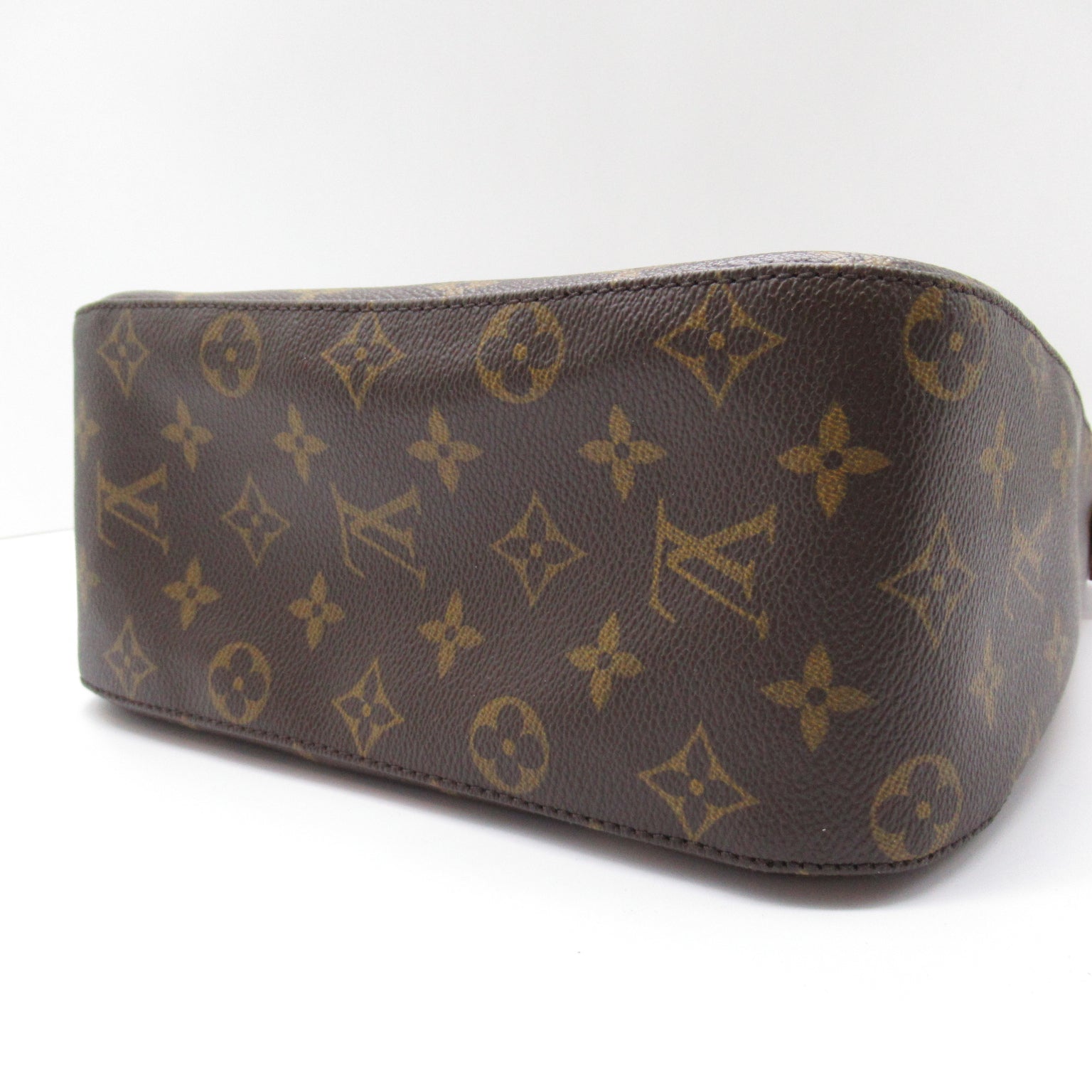 LOUIS VUITTON Monogram Looping MM金扣肩背袋啡色