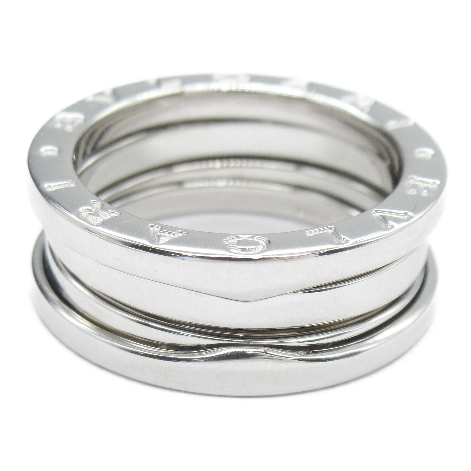 BVLGARI 18K白金B-zero1 Ring戒指Bvlgari#51/US#5.5