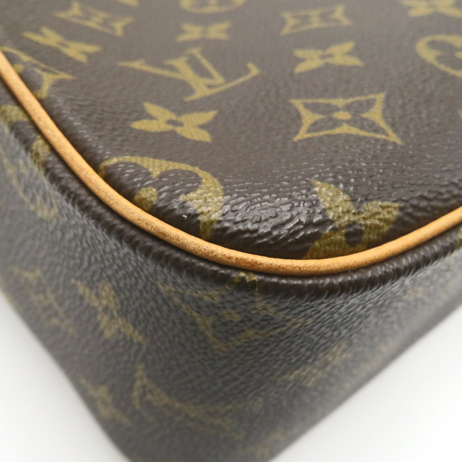LOUIS VUITTON Monogram Viva Cite GM金扣肩背袋啡色