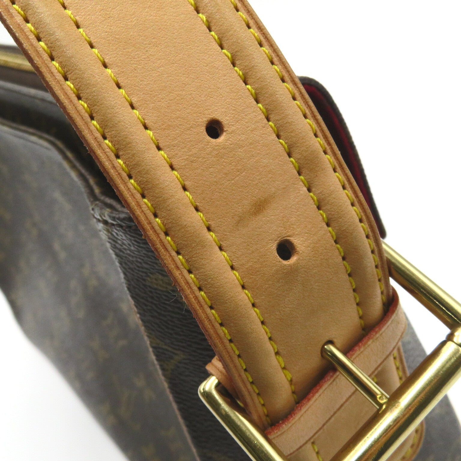 LOUIS VUITTON Monogram Viva Cite GM金扣肩背袋啡色