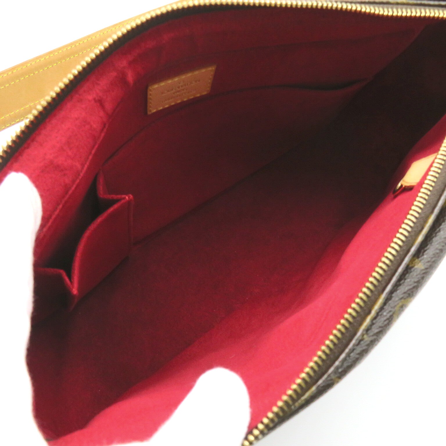 LOUIS VUITTON Monogram Viva Cite GM金扣肩背袋啡色