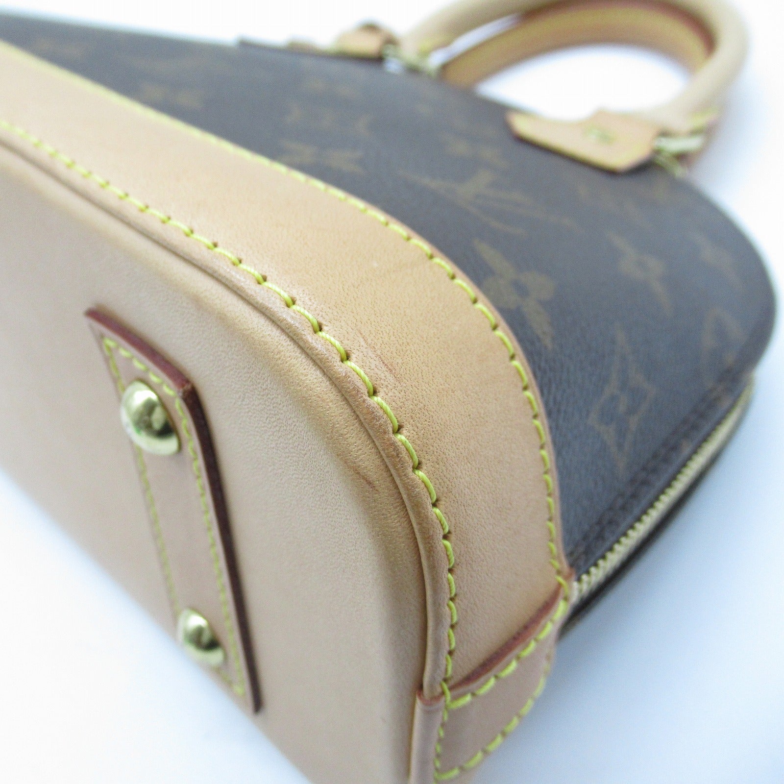 LOUIS VUITTON 【激減優惠】Monogram Alma BB 2 Way Bag金扣手挽肩背兩用袋啡色