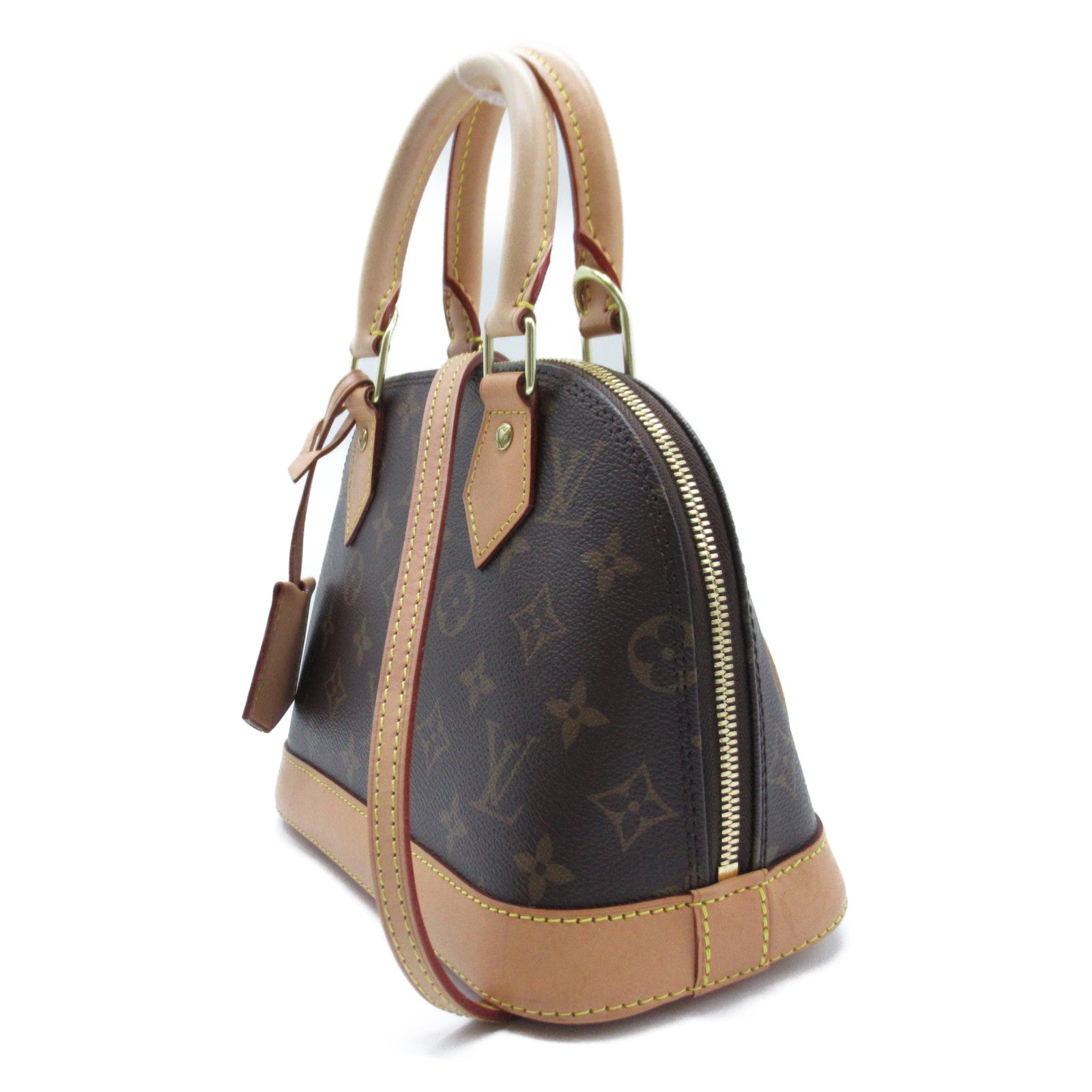 LOUIS VUITTON 【激減優惠】Monogram Alma BB 2 Way Bag金扣手挽肩背兩用袋啡色