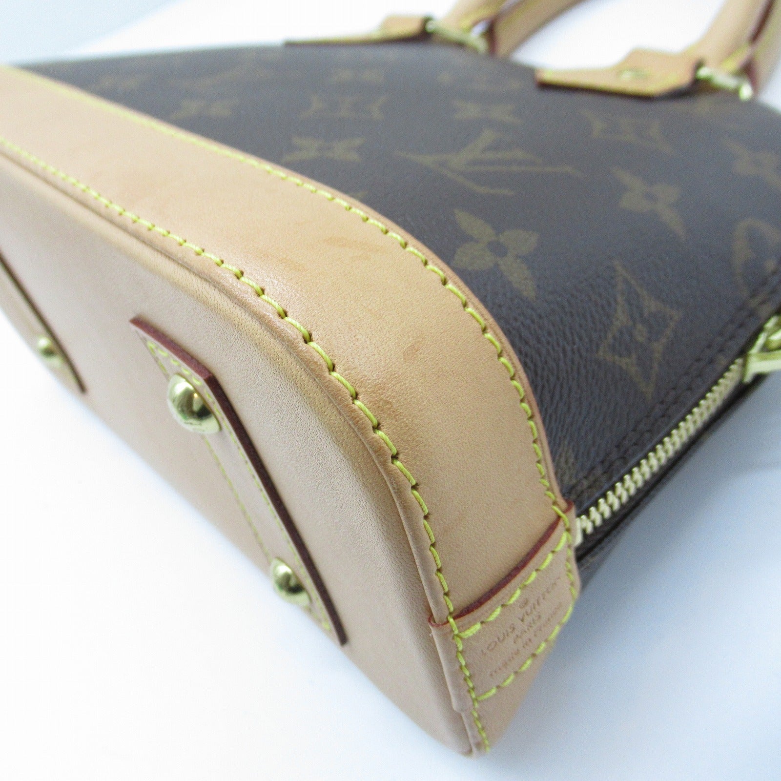 LOUIS VUITTON 【激減優惠】Monogram Alma BB 2 Way Bag金扣手挽肩背兩用袋啡色