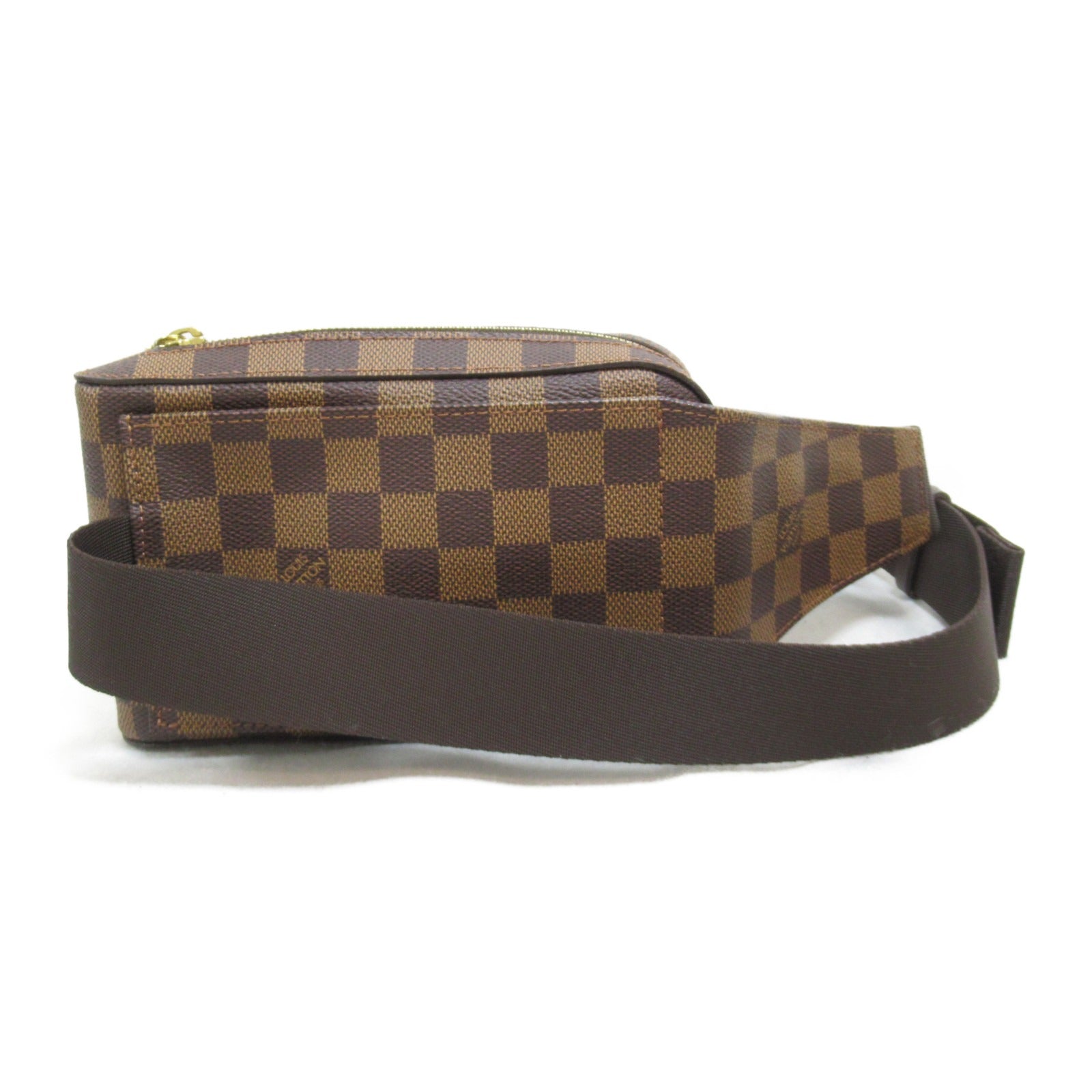 LOUIS VUITTON Damier Geronimos金扣腰包啡色