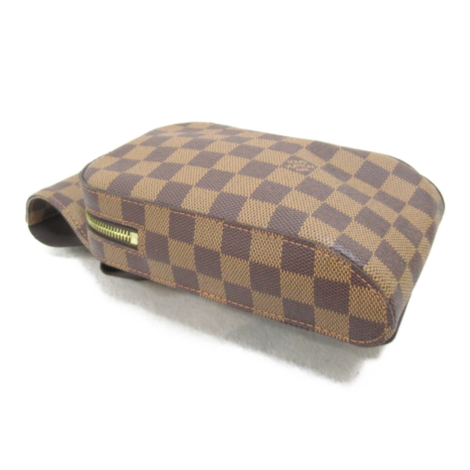 LOUIS VUITTON Damier Geronimos金扣腰包啡色