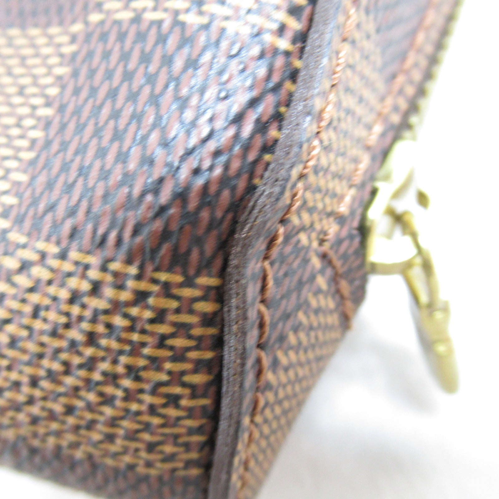LOUIS VUITTON Damier Geronimos金扣腰包啡色