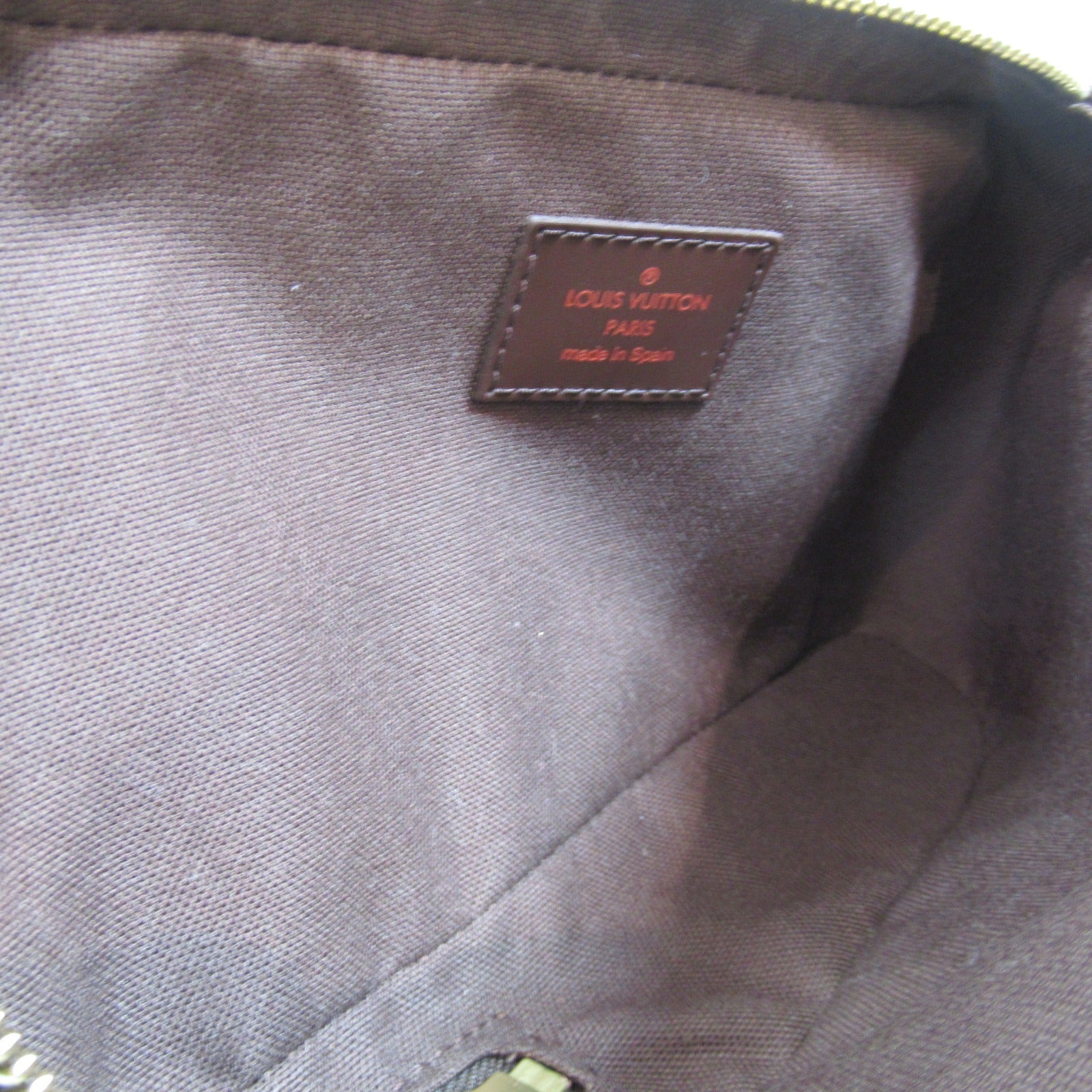 LOUIS VUITTON Damier Geronimos金扣腰包啡色