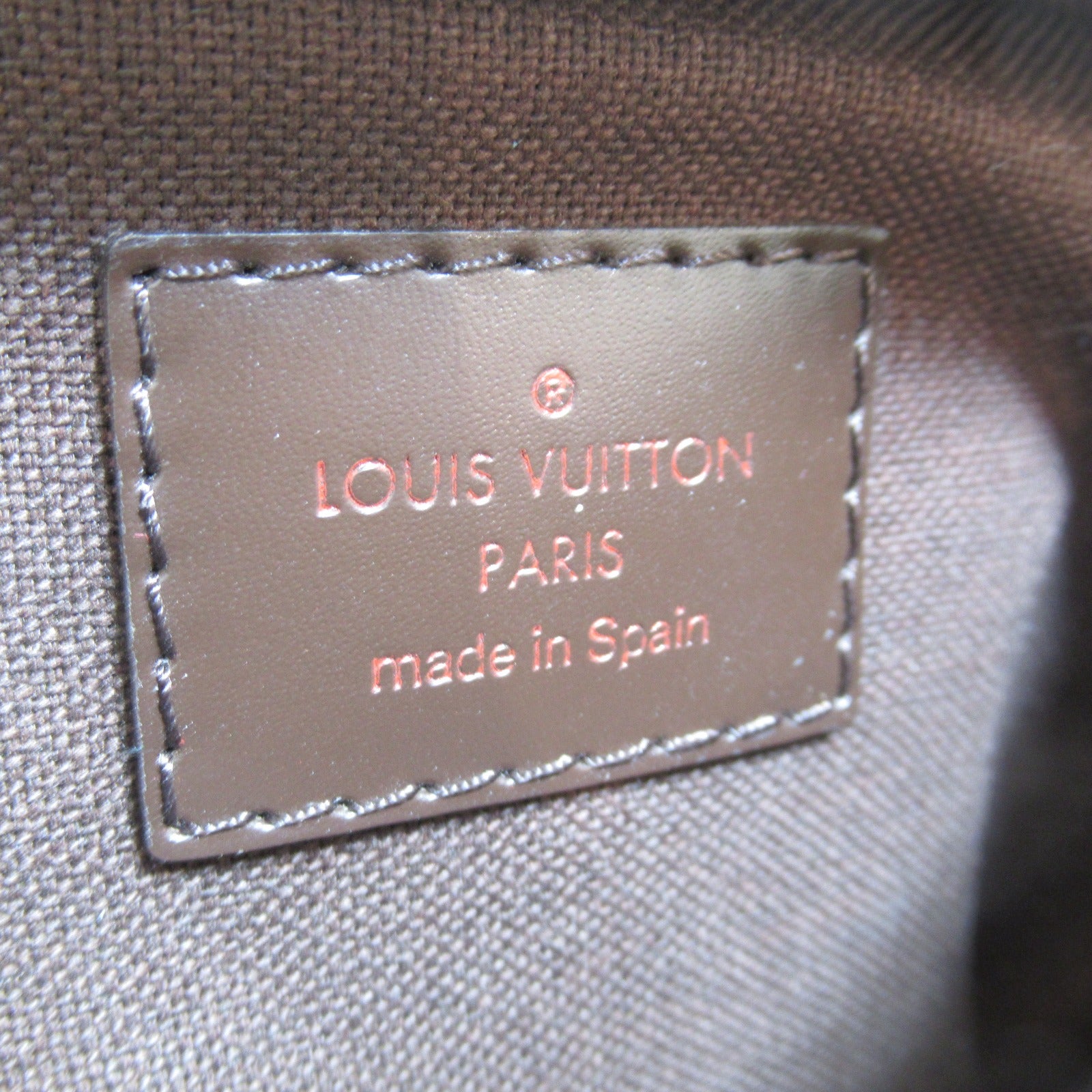 LOUIS VUITTON Damier Geronimos金扣腰包啡色