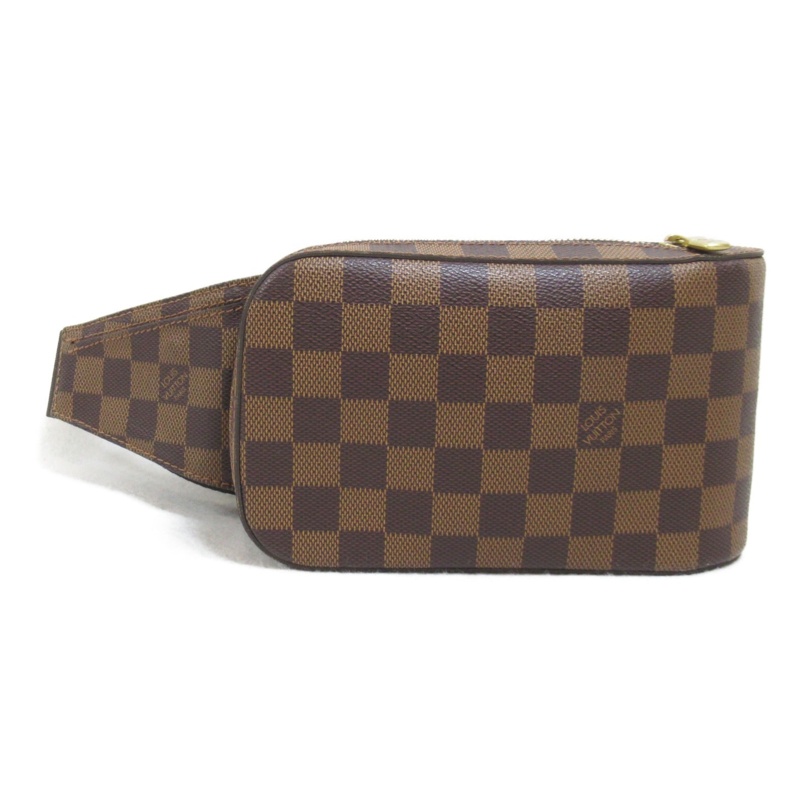 LOUIS VUITTON Damier Geronimos金扣腰包啡色