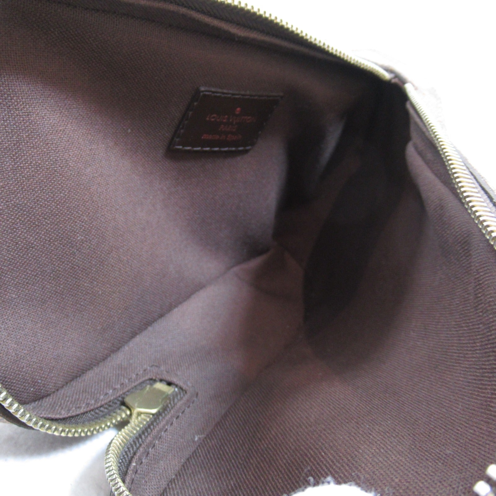 LOUIS VUITTON Damier Geronimos金扣腰包啡色