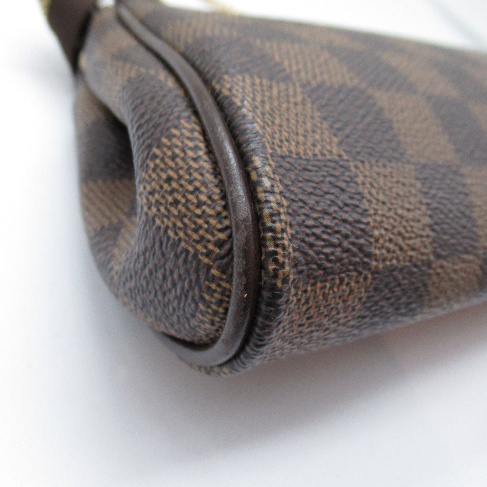 LOUIS VUITTON Damier Eva金扣手挽肩背兩用袋啡色