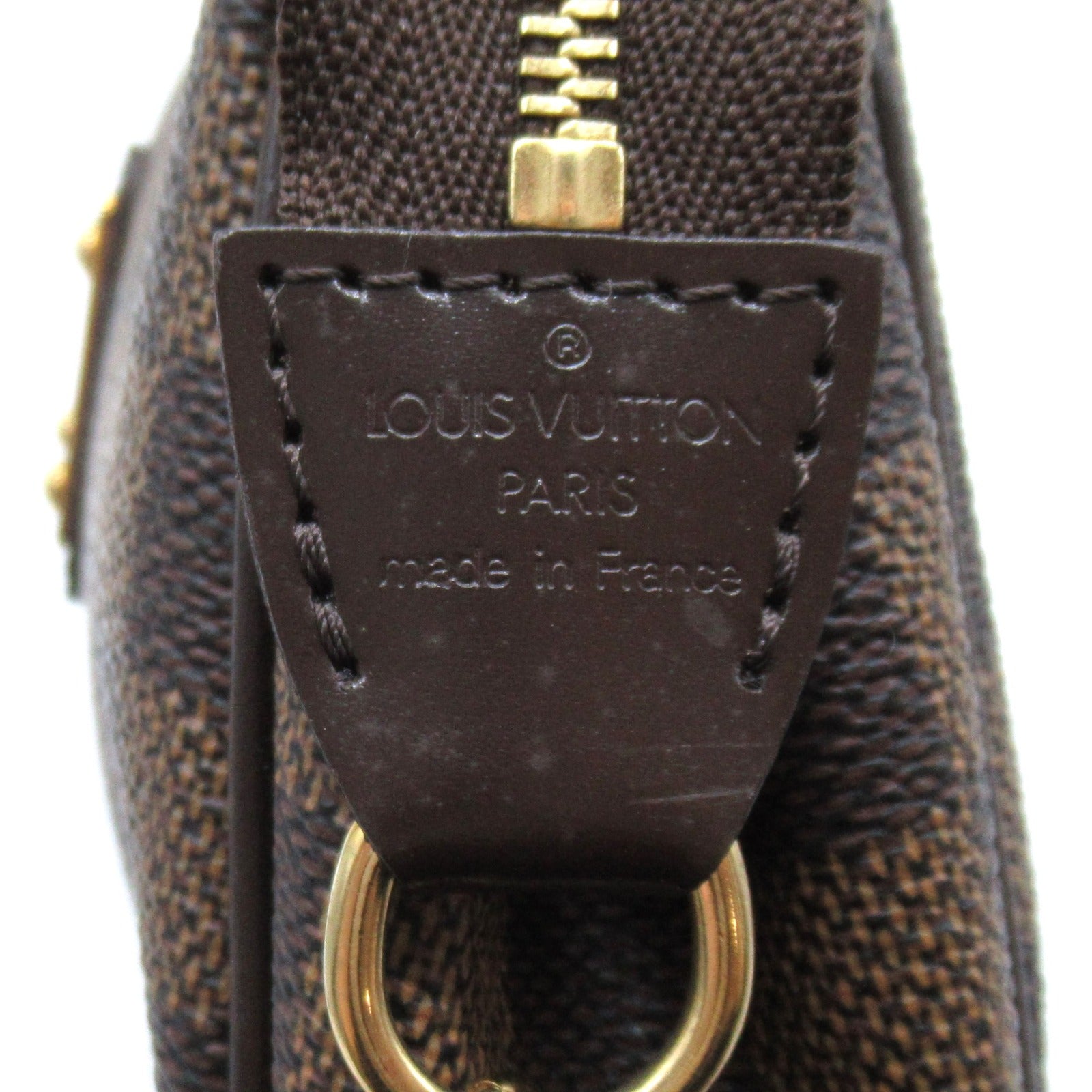 LOUIS VUITTON Damier Eva金扣手挽肩背兩用袋啡色