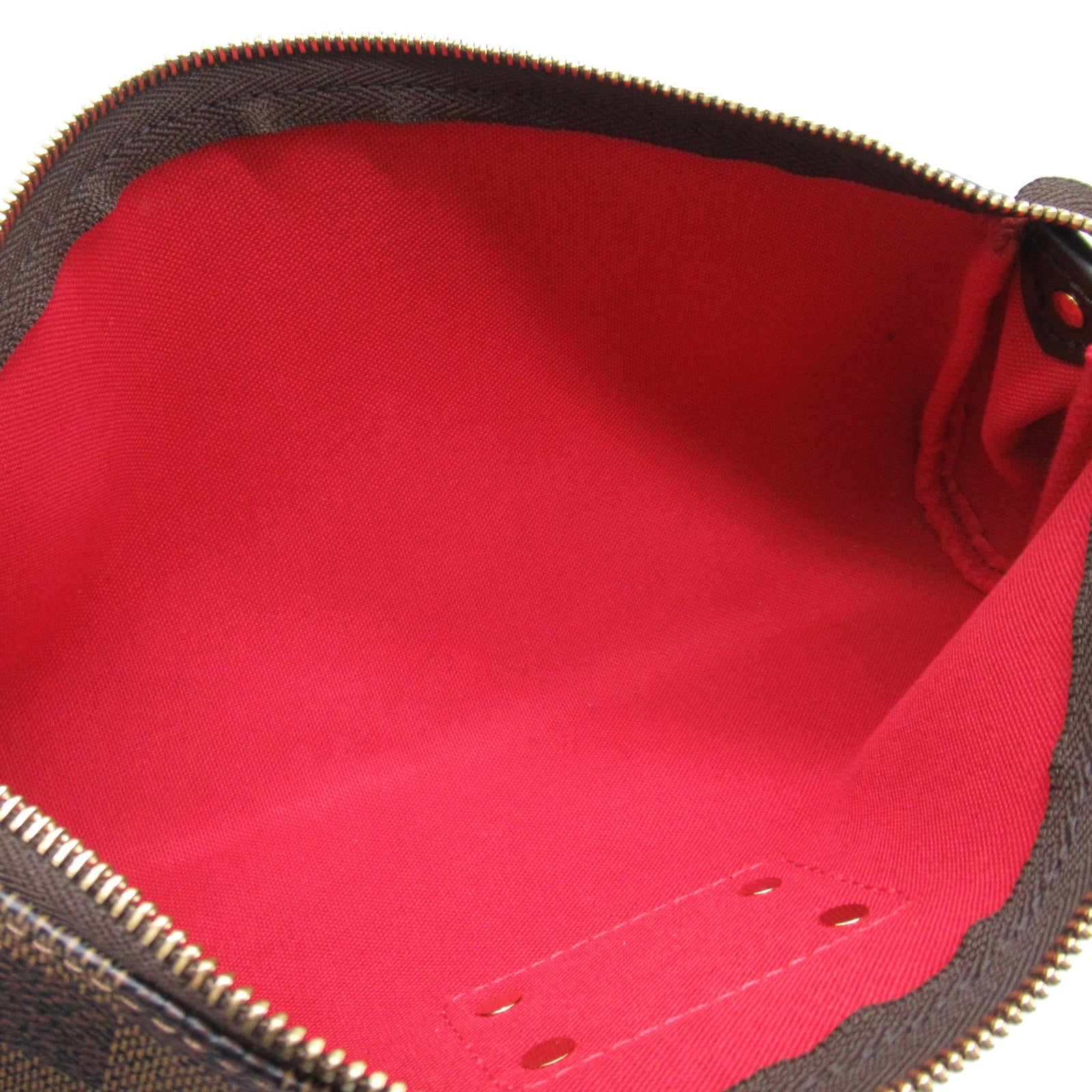 LOUIS VUITTON Damier Eva金扣手挽肩背兩用袋啡色