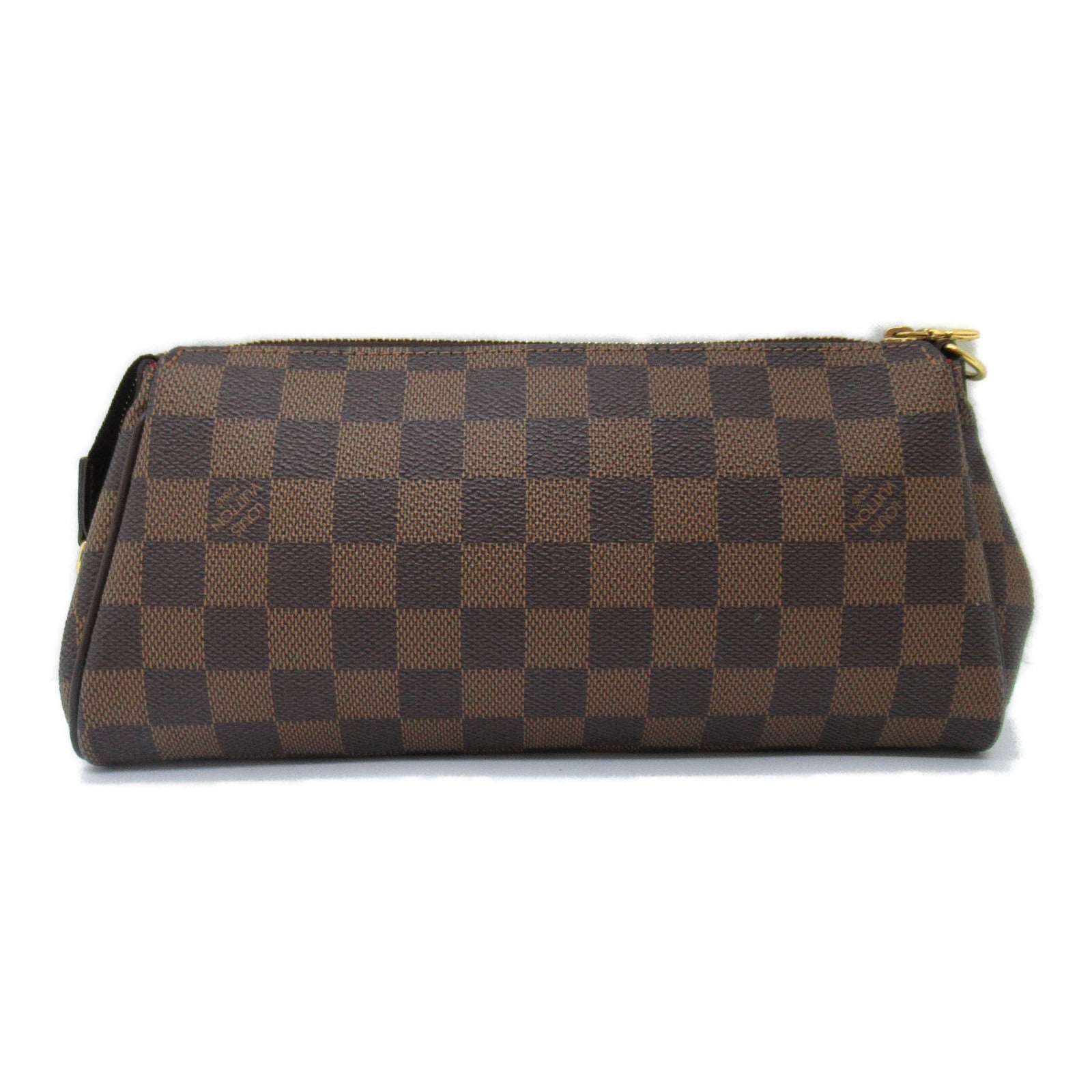 LOUIS VUITTON Damier Eva金扣手挽肩背兩用袋啡色