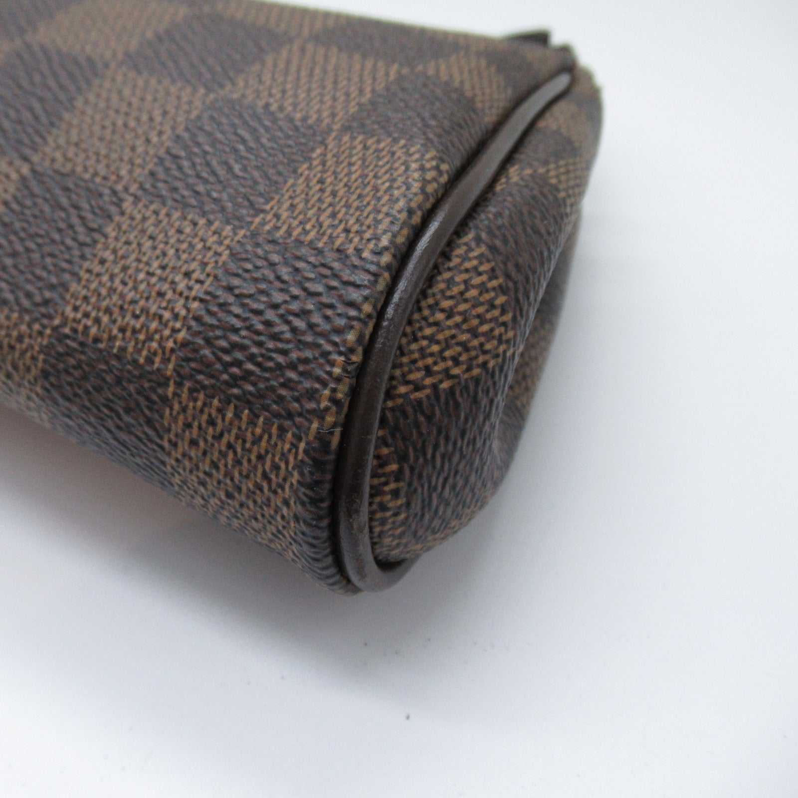 LOUIS VUITTON Damier Eva金扣手挽肩背兩用袋啡色