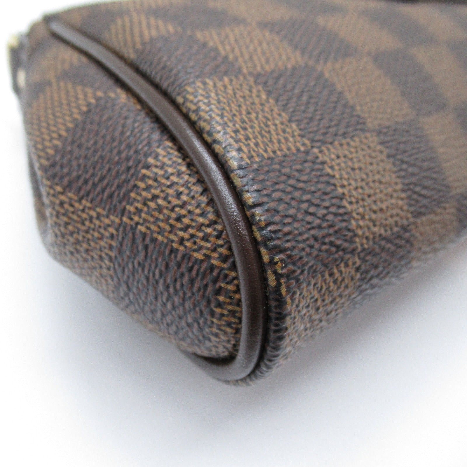 LOUIS VUITTON Damier Eva金扣手挽肩背兩用袋啡色