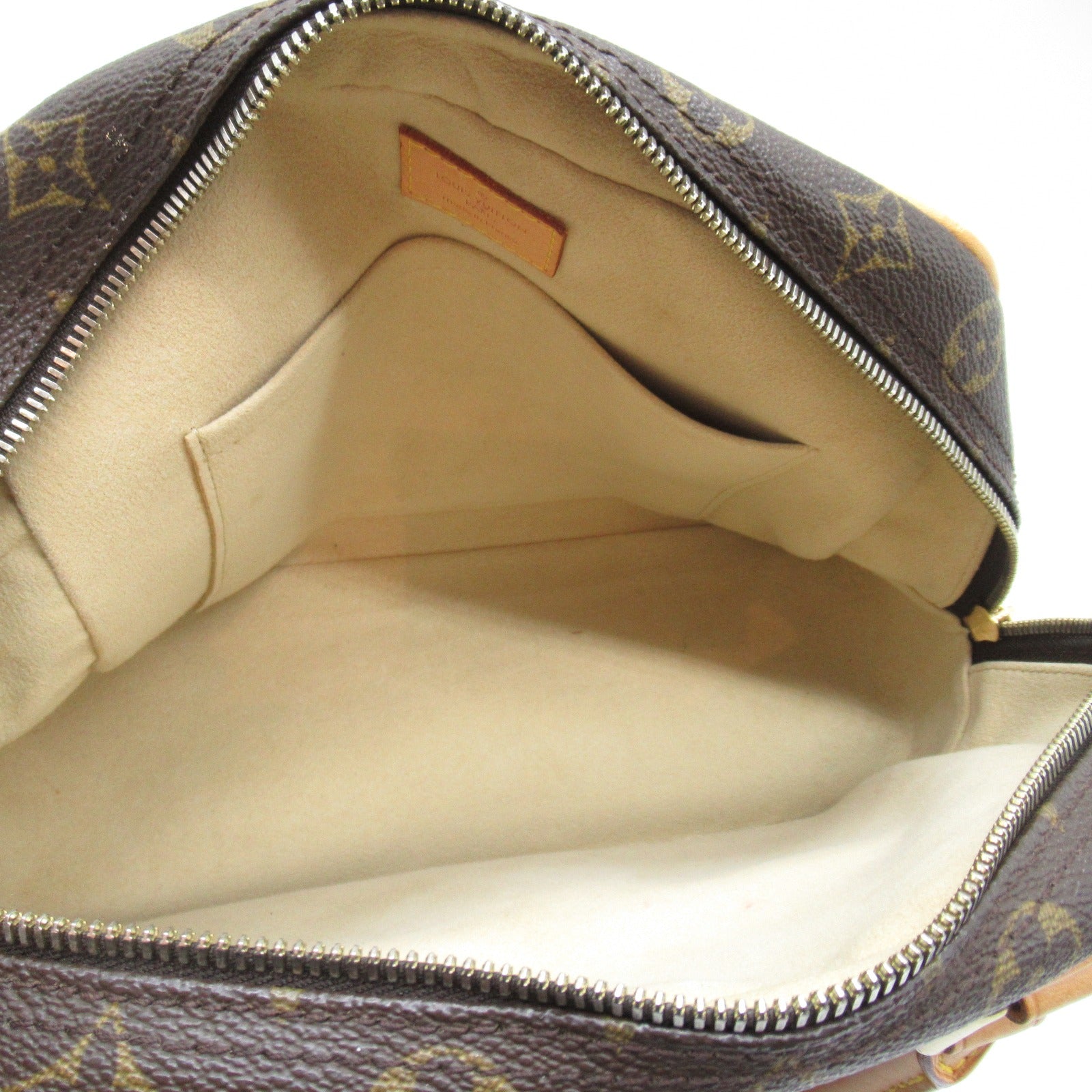 LOUIS VUITTON Monogram Manhattan PM金扣手挽袋啡色