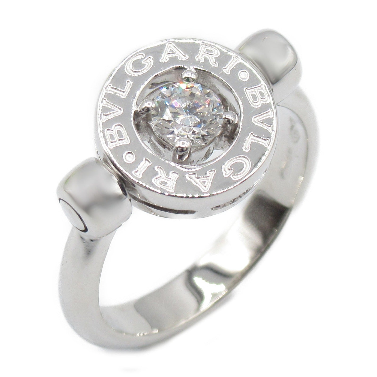BVLGARI 18K白金Diamond Ring鑽石戒指BVLGARI#48/US#5
