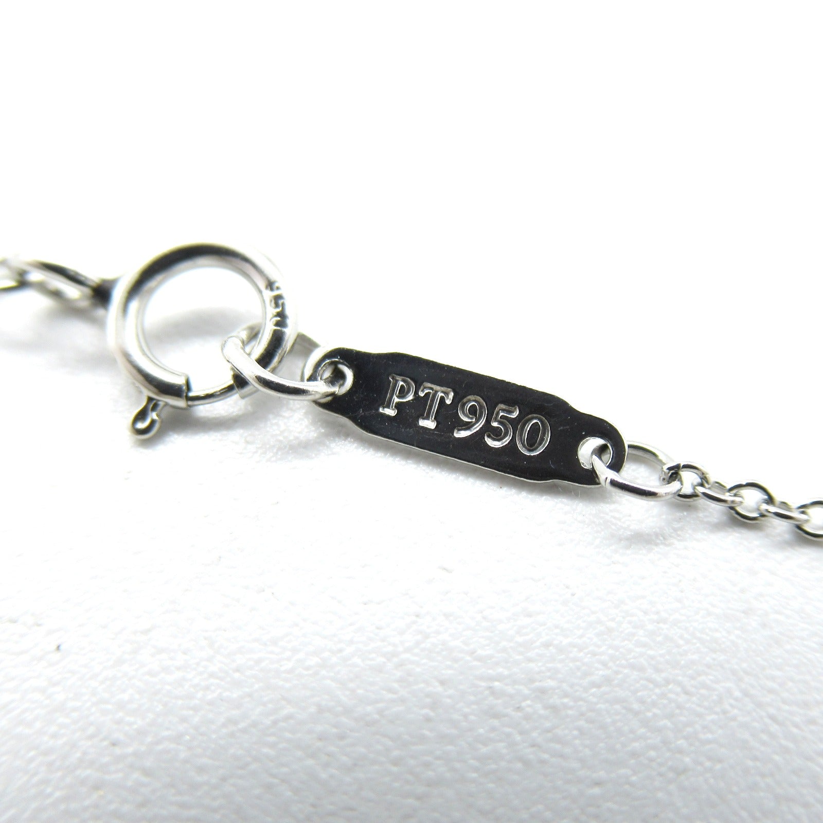 TIFFANY＆CO 950鉑金Solitaire Necklace鑽石項鍊