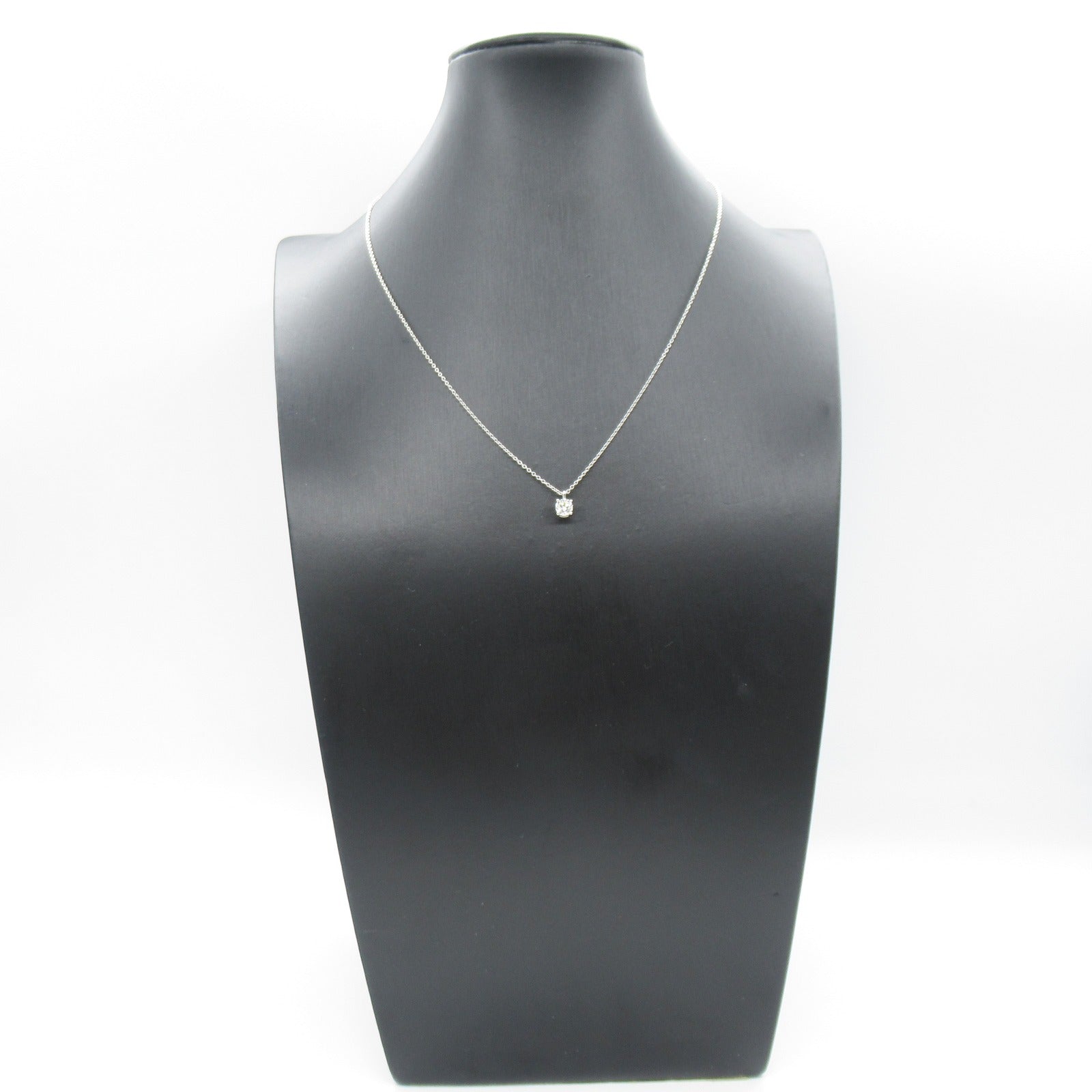 TIFFANY＆CO 950鉑金Solitaire Necklace鑽石項鍊
