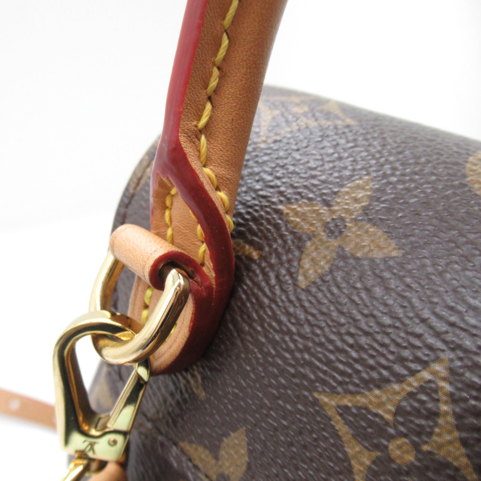 LOUIS VUITTON Monogram Monsuri NM BB金扣背包啡色