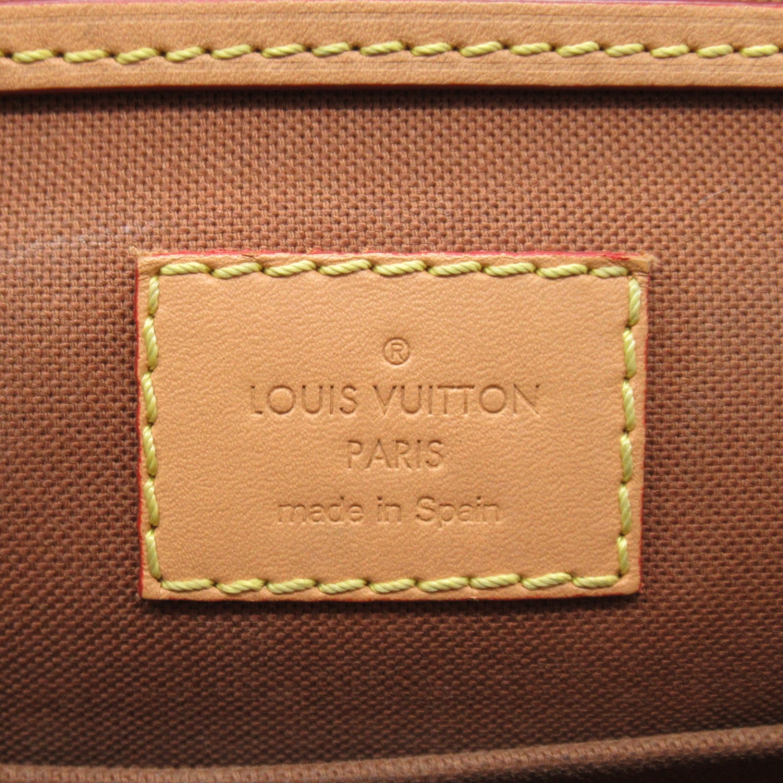 LOUIS VUITTON Monogram Monsuri NM BB金扣背包啡色