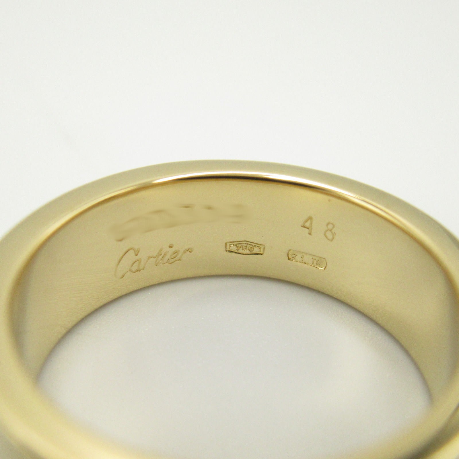 CARTIER 18K黃金Love Wedding Ring戒指Cartier#48/US#4.5