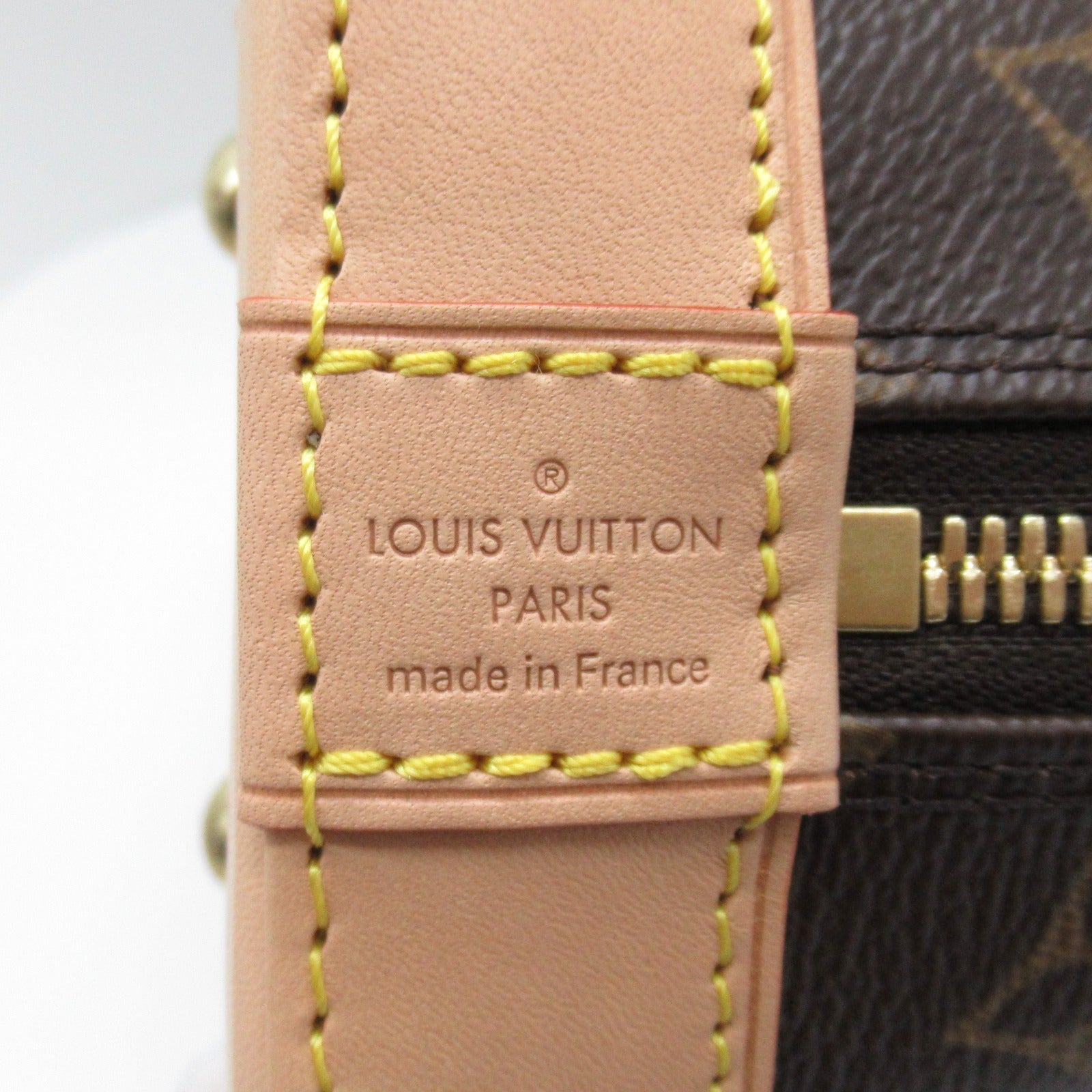 LOUIS VUITTON Monogram Alma BB金扣手挽肩背兩用袋啡色