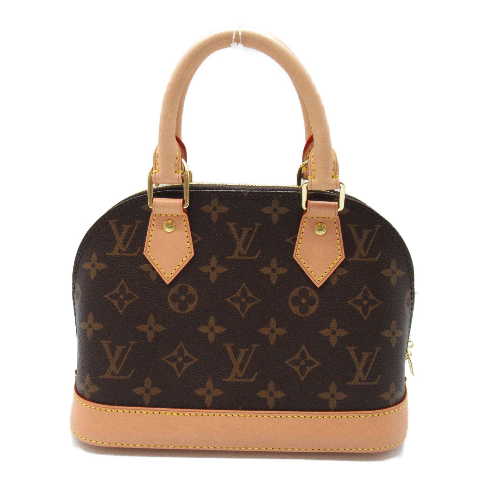 LOUIS VUITTON Monogram Alma BB金扣手挽肩背兩用袋啡色