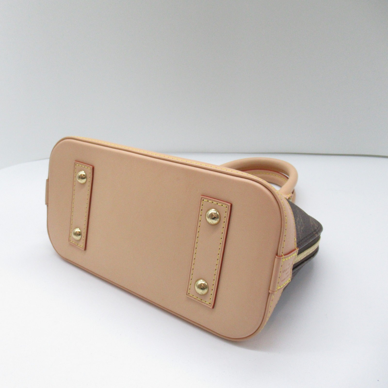 LOUIS VUITTON Monogram Alma BB金扣手挽肩背兩用袋啡色
