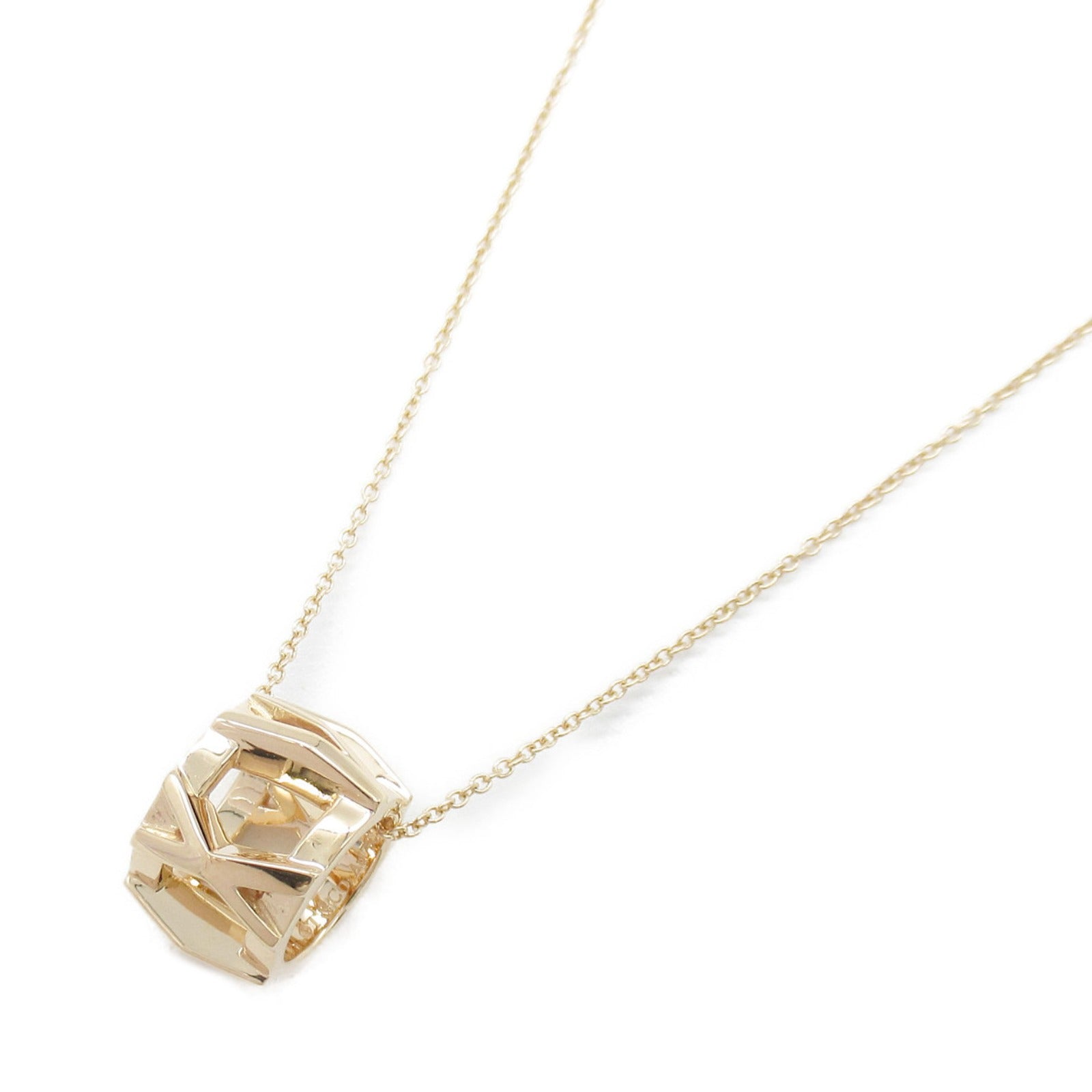 TIFFANY＆CO 18K玫瑰金Atlas Open Necklace項鍊