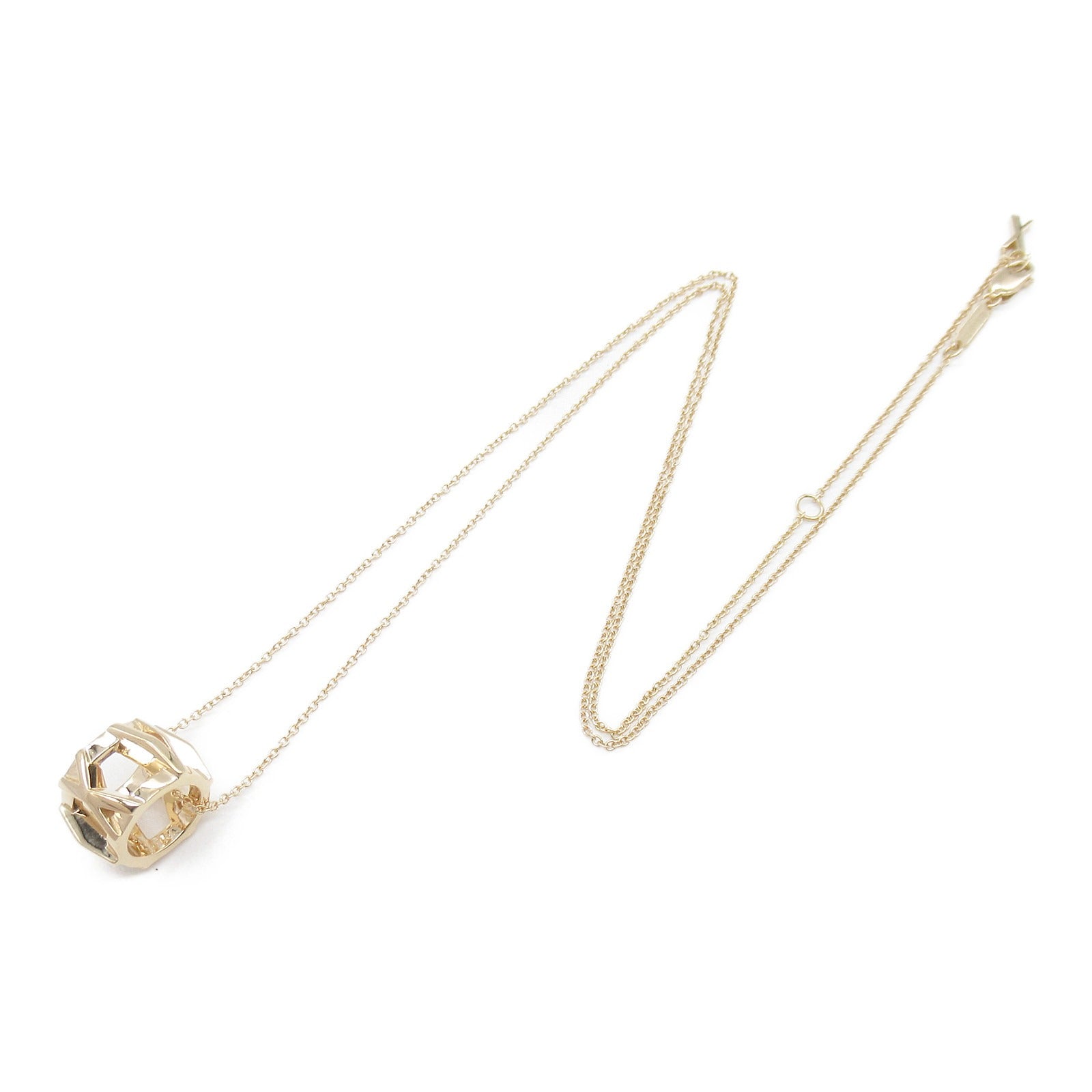 TIFFANY＆CO 18K玫瑰金Atlas Open Necklace項鍊