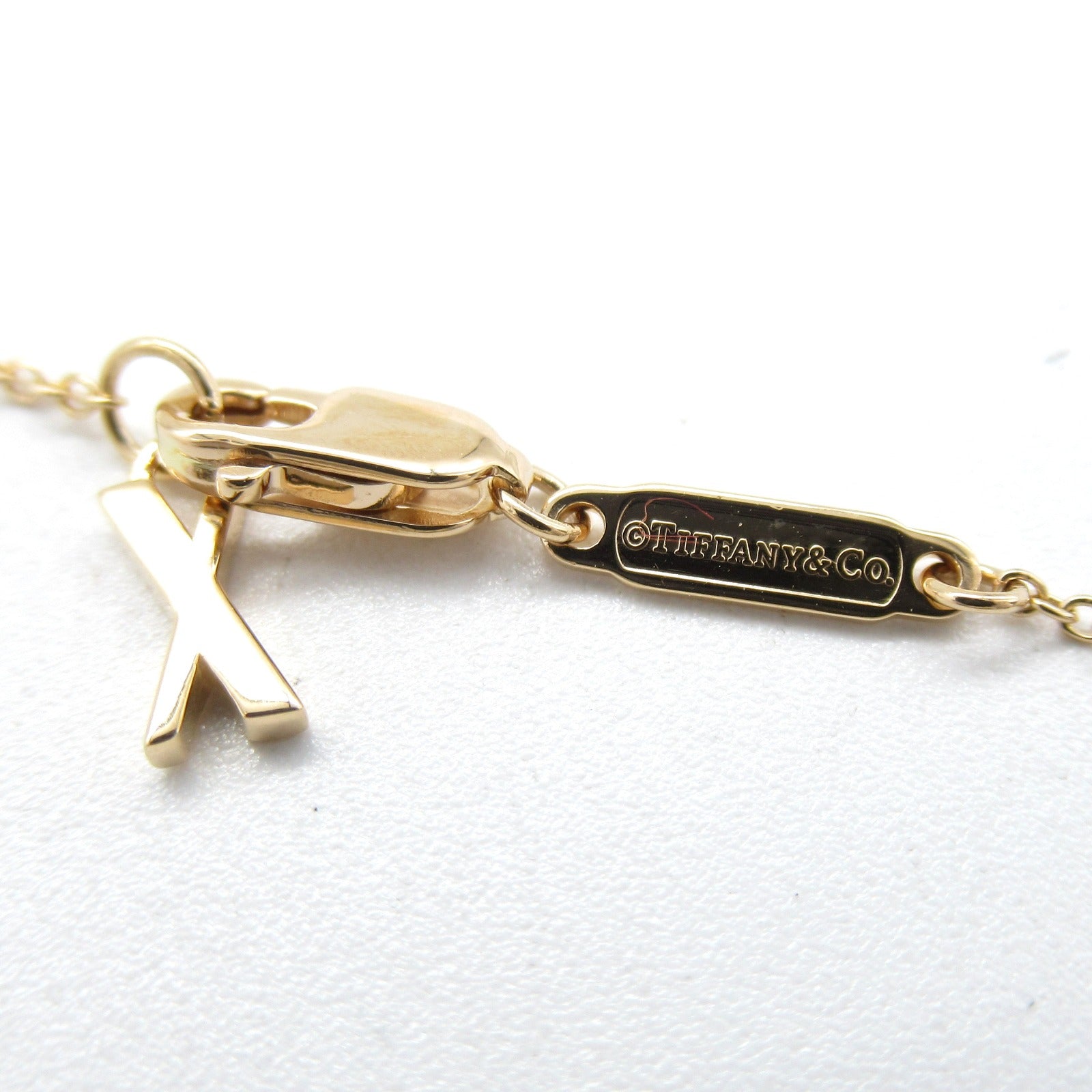 TIFFANY＆CO 18K玫瑰金Atlas Open Necklace項鍊