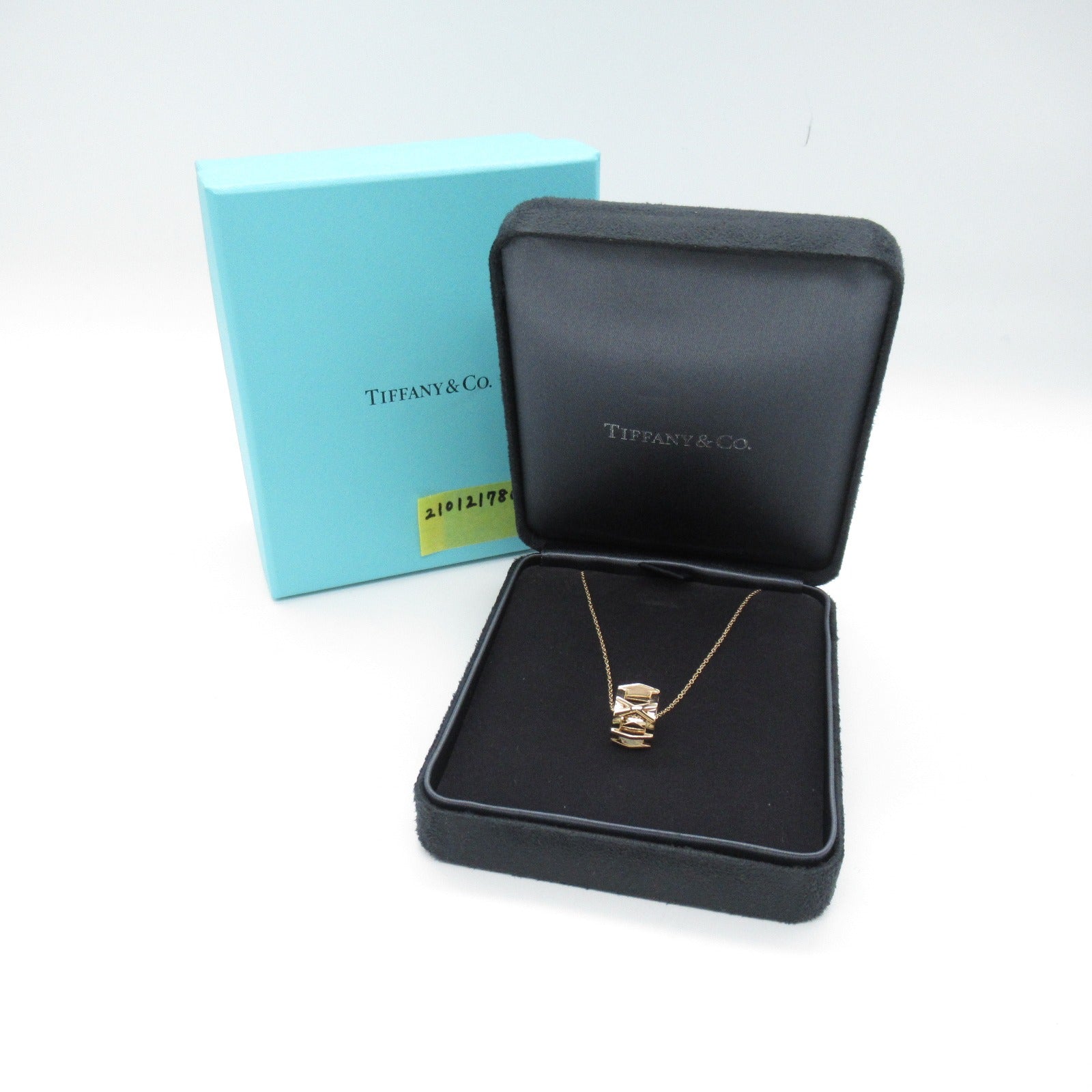 TIFFANY＆CO 18K玫瑰金Atlas Open Necklace項鍊