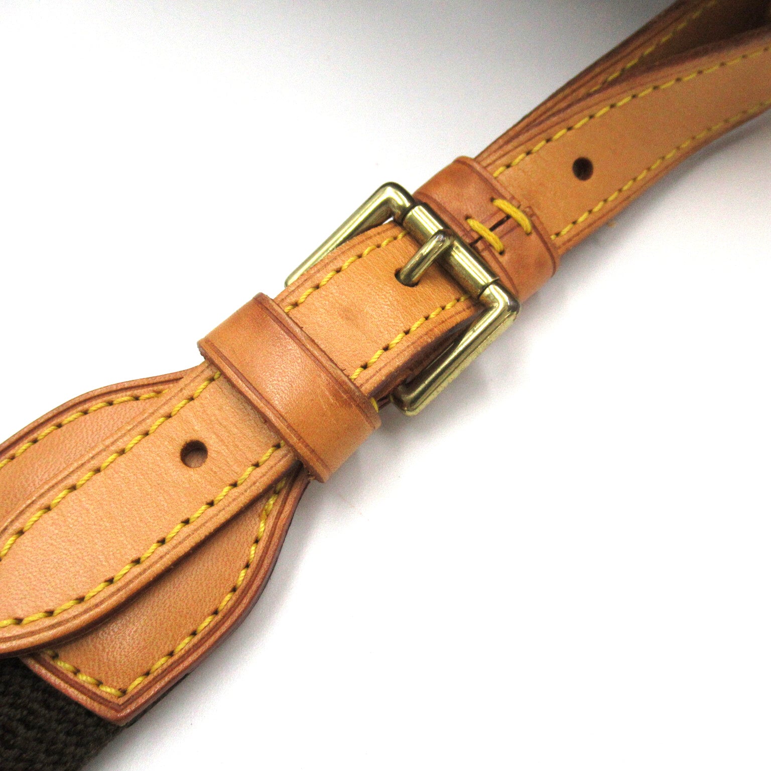 LOUIS VUITTON Monogram Montsouris GM金扣背包啡色