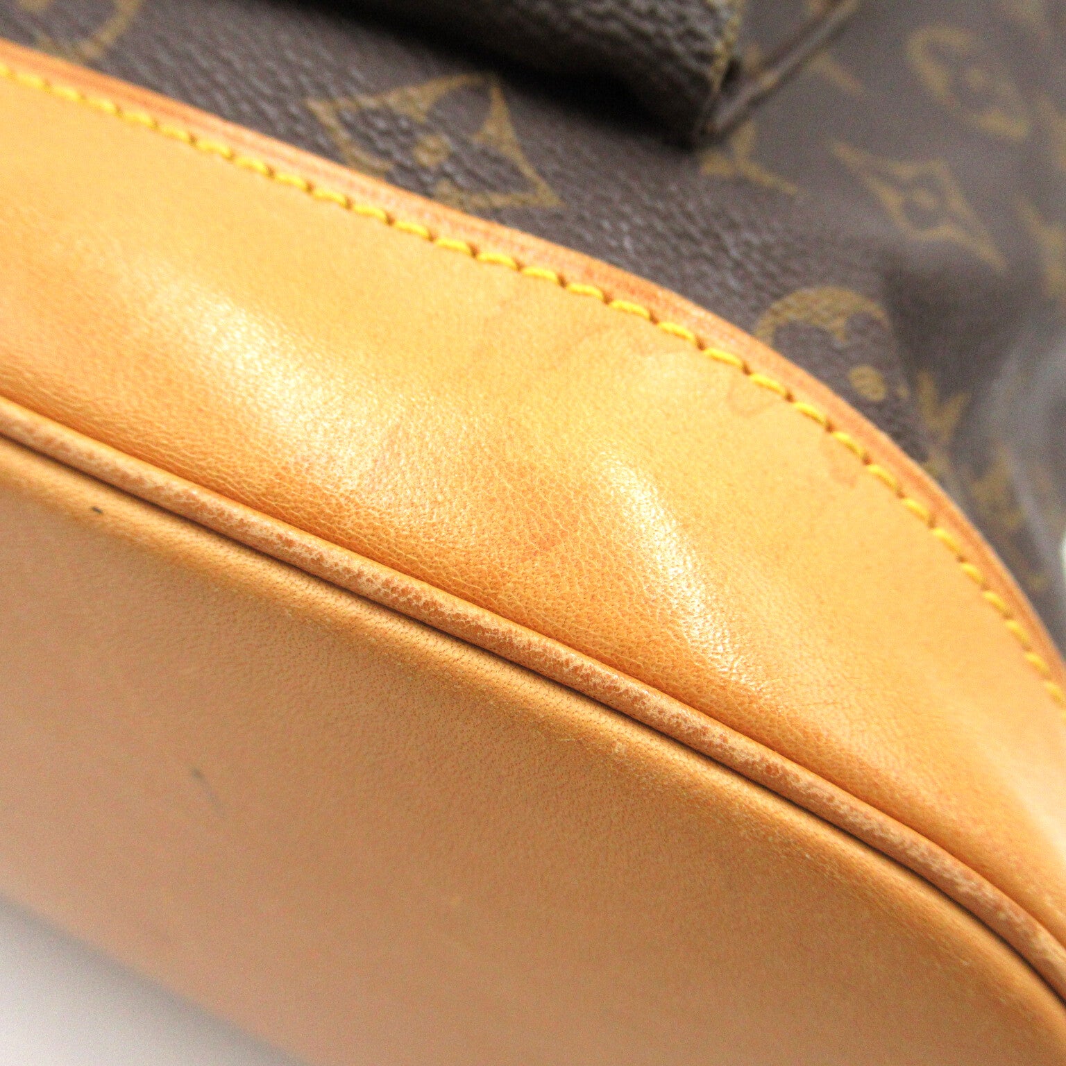 LOUIS VUITTON Monogram Montsouris GM金扣背包啡色